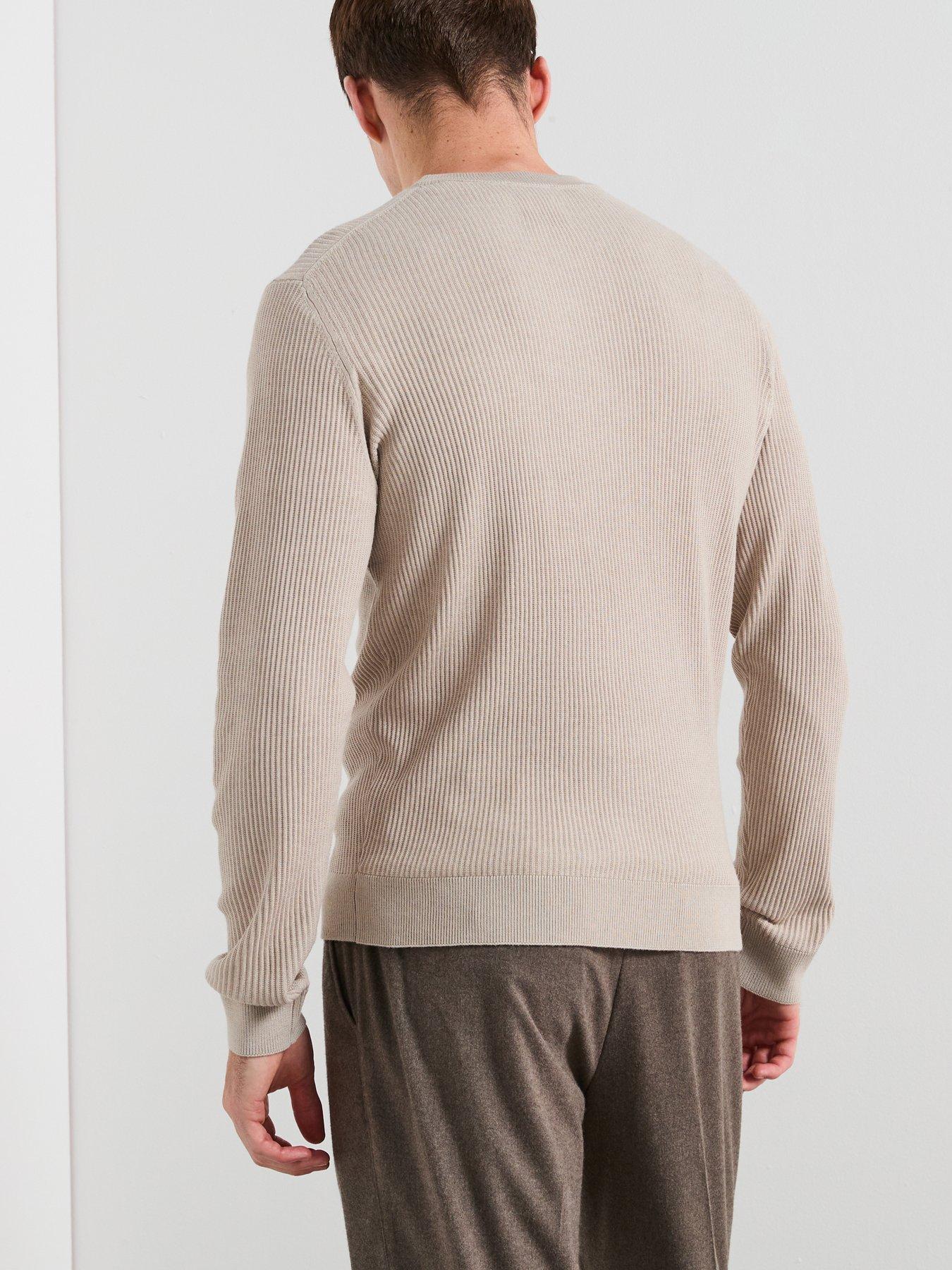 Image 2 of 6 of Mango Antigua Knitted Jumper - Navy