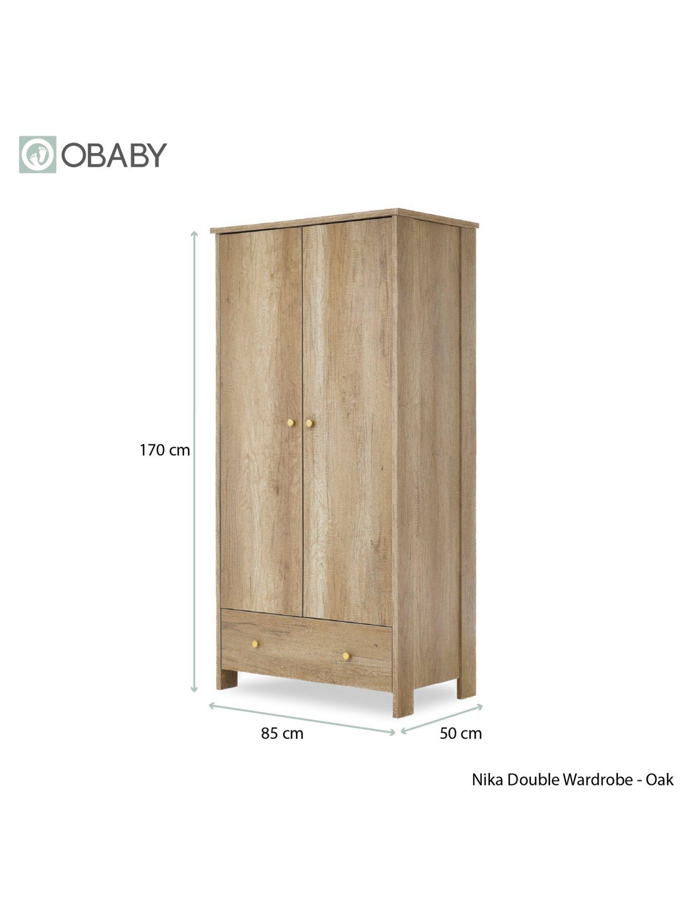 Image 7 of 7 of Obaby Nika 3 Piece Room Set - Oak