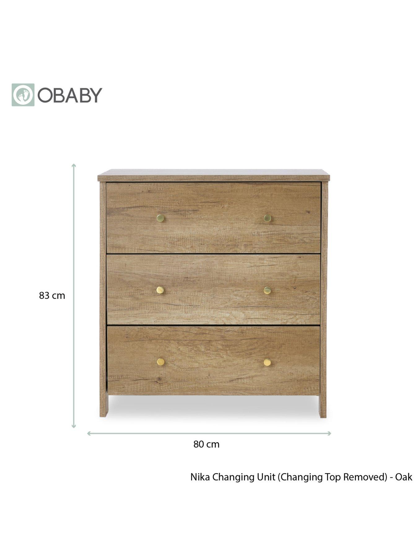 Image 5 of 7 of Obaby Nika Changing Unit - Oak