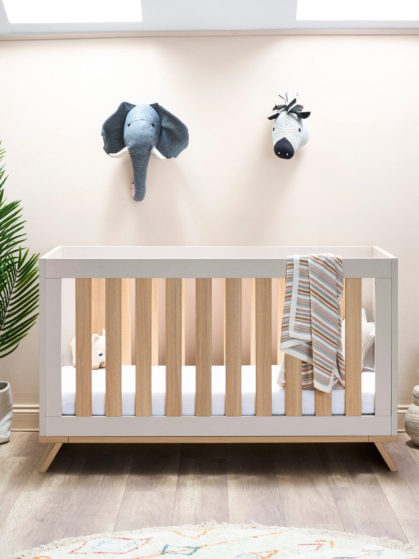 Image of Obaby Thea Cot Bed - Latte