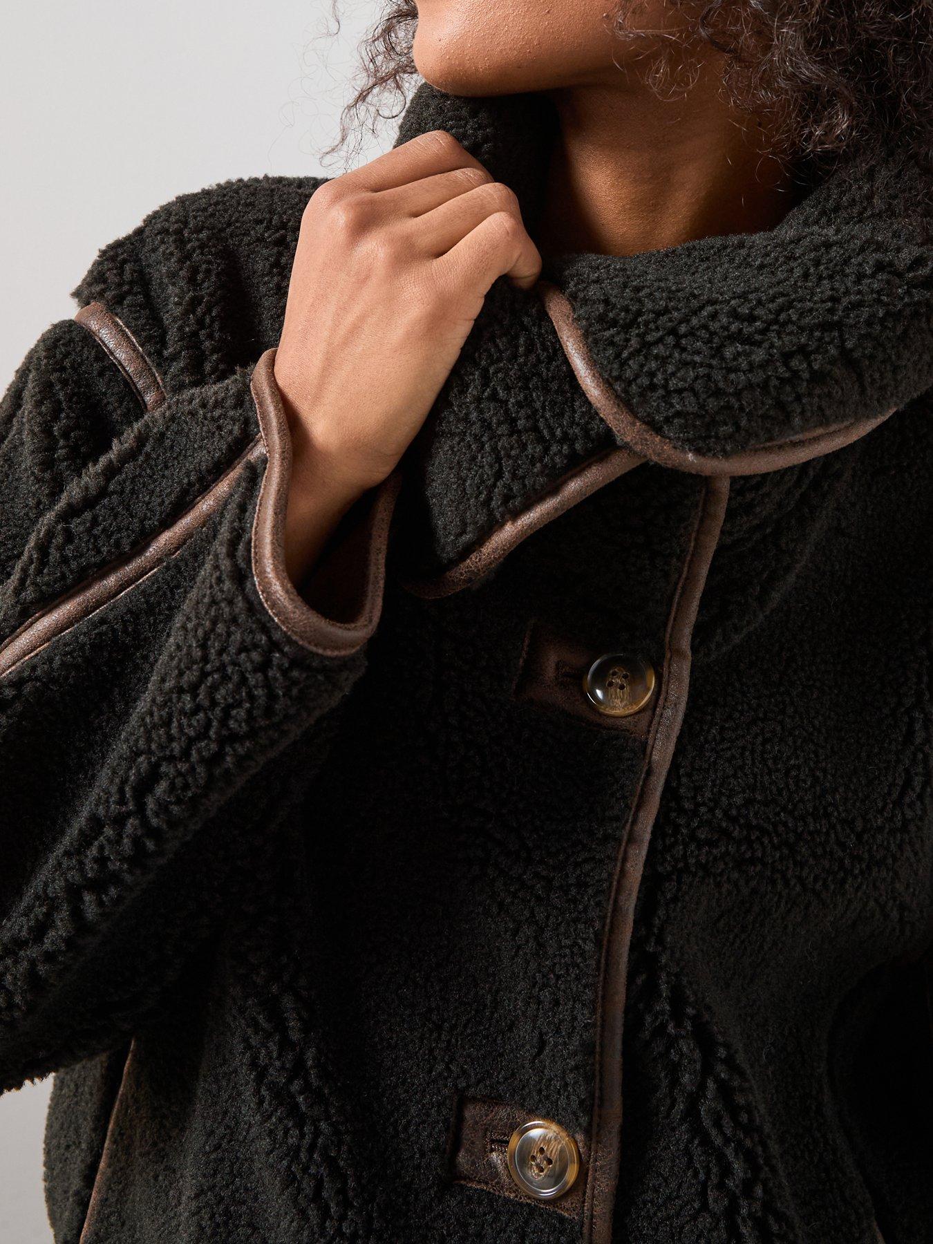 the-very-collection-pu-trim-faux-shearling-coat-dark-browndetail