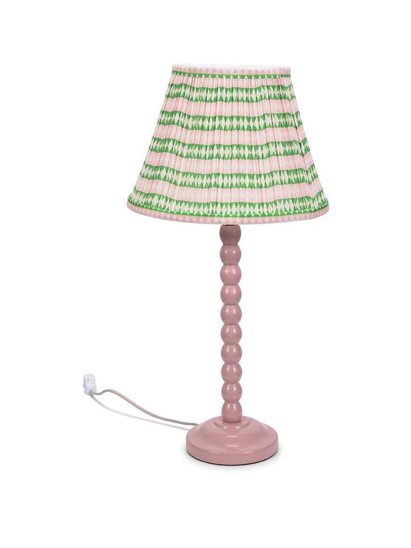 valuelights-bobbles-painted-table-lamp-with-shadefront