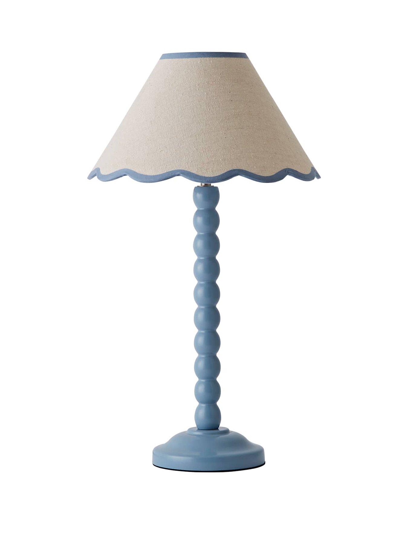 valuelights-bobbles-painted-table-lamp-with-shadefront