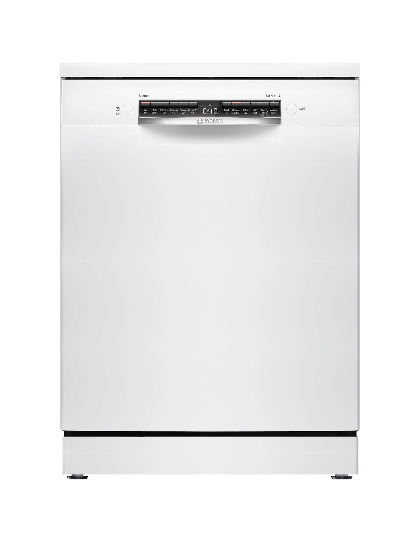 Bosch SMS4EMW06G, 60cm Dishwasher, Efficient Dry, 6 programmes, Vario Flex baskets, Vario Drawer, 5 options, 42dB, 9L, 14 place settings