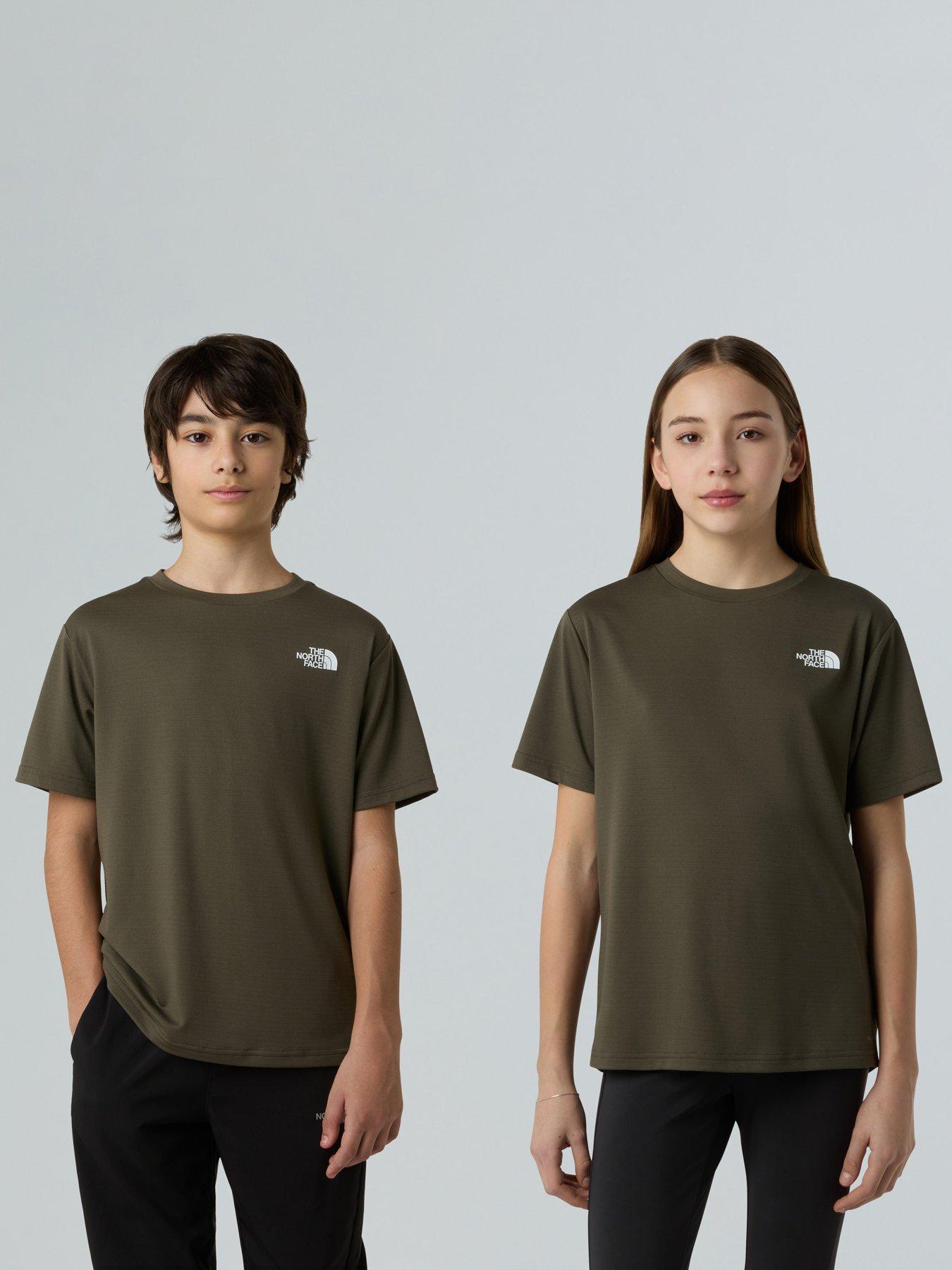 The North Face Teen New 24/7 S/S T-Shirt - Green