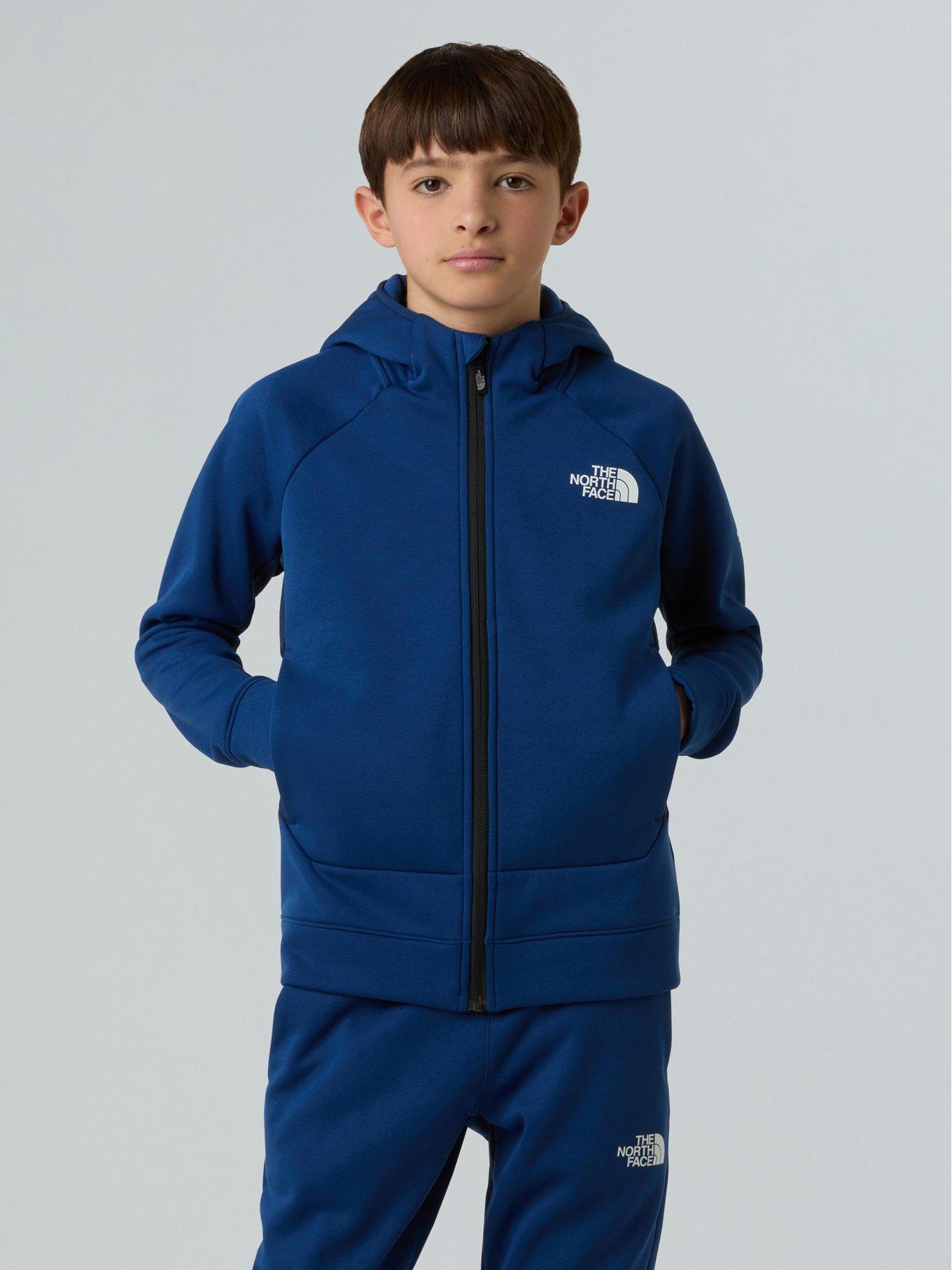 The North Face Boys Mountain Athletics Full Zip Hoodie - Blue