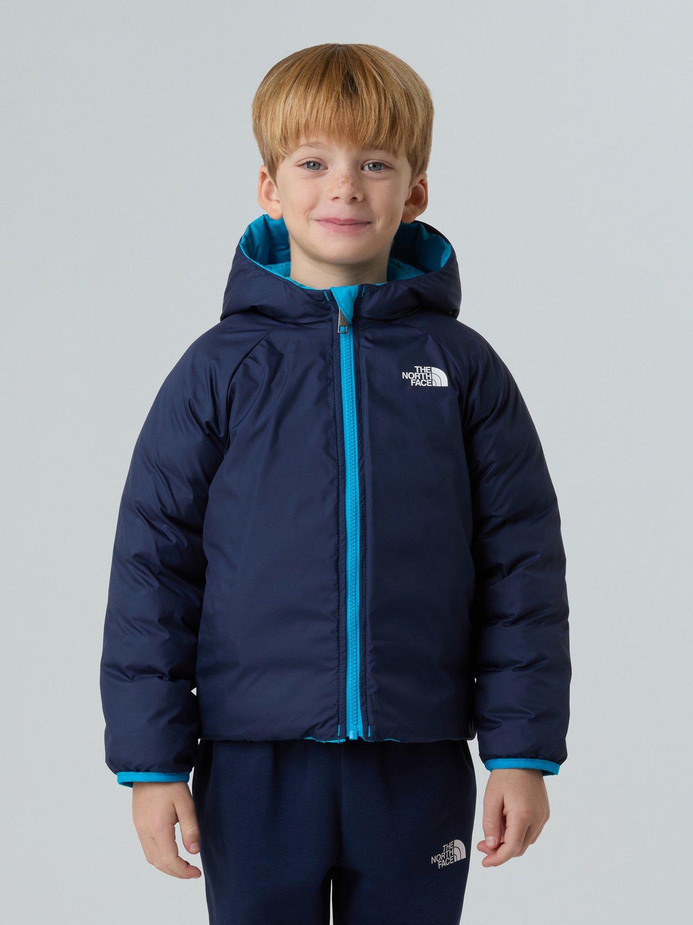 the-north-face-kids-reversible-perrito-hooded-jacket-blueoutfit