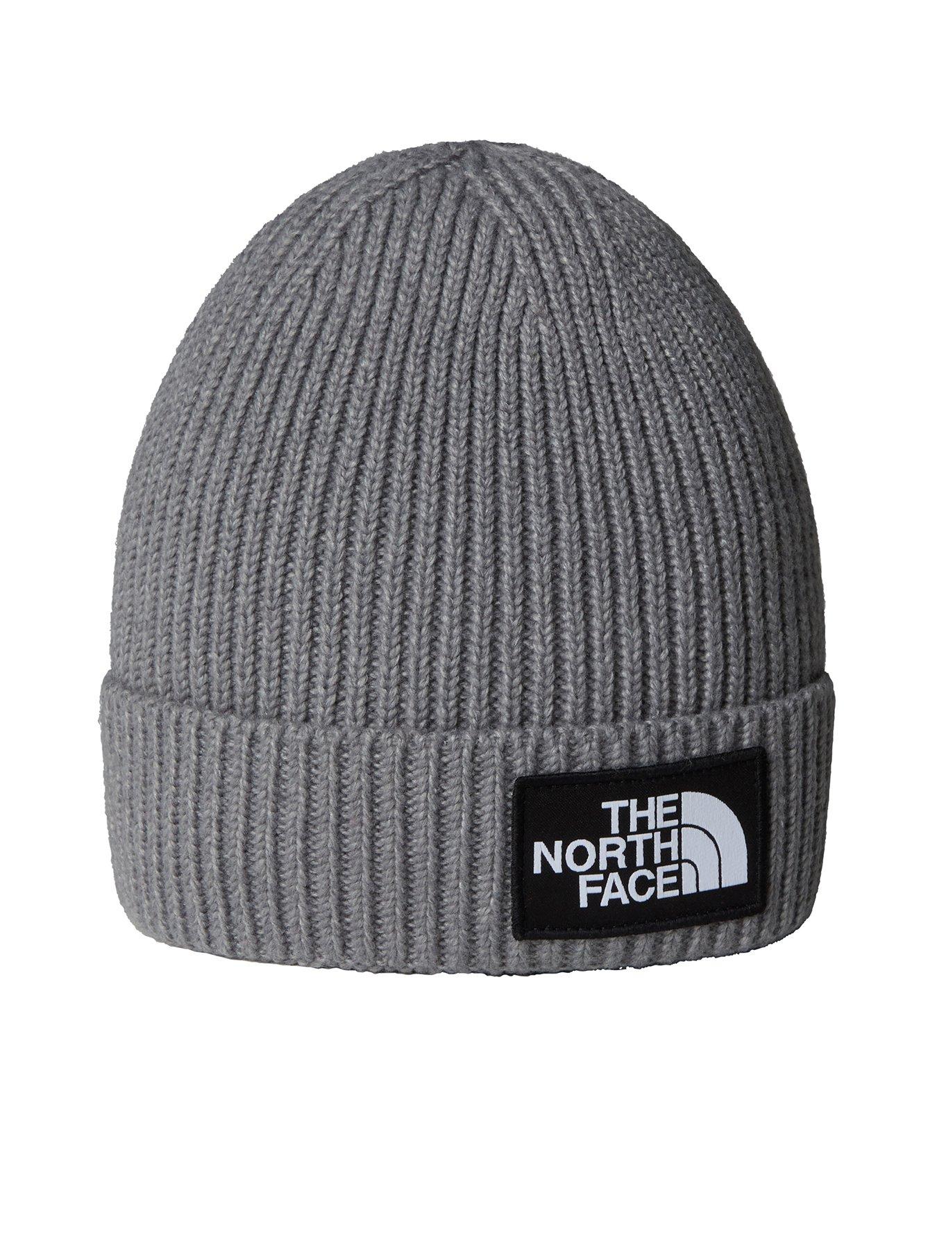the-north-face-kids-logo-box-cuffed-beanie-hat-grey