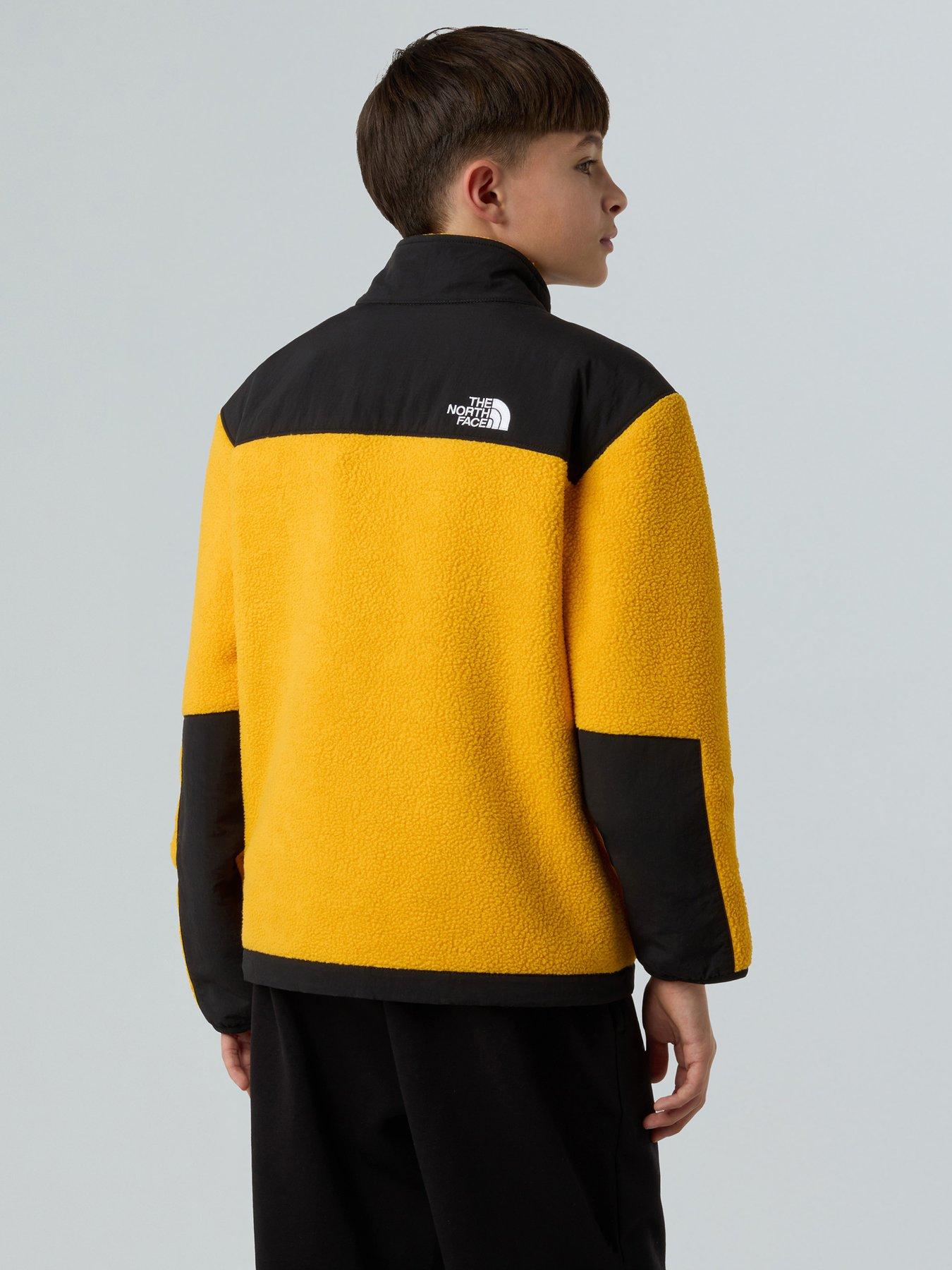 the-north-face-teen-denali-jacket-orangestillFront