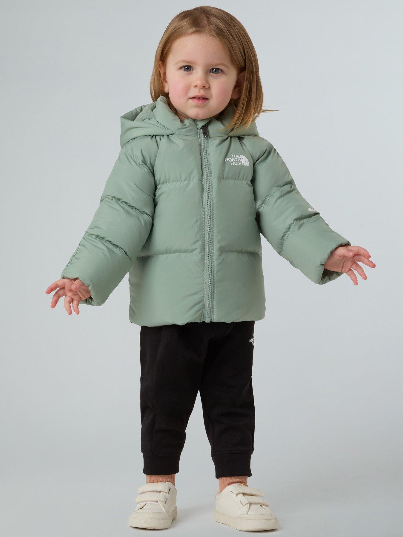 The North Face Baby Down Fleece Lined Jacket - Green