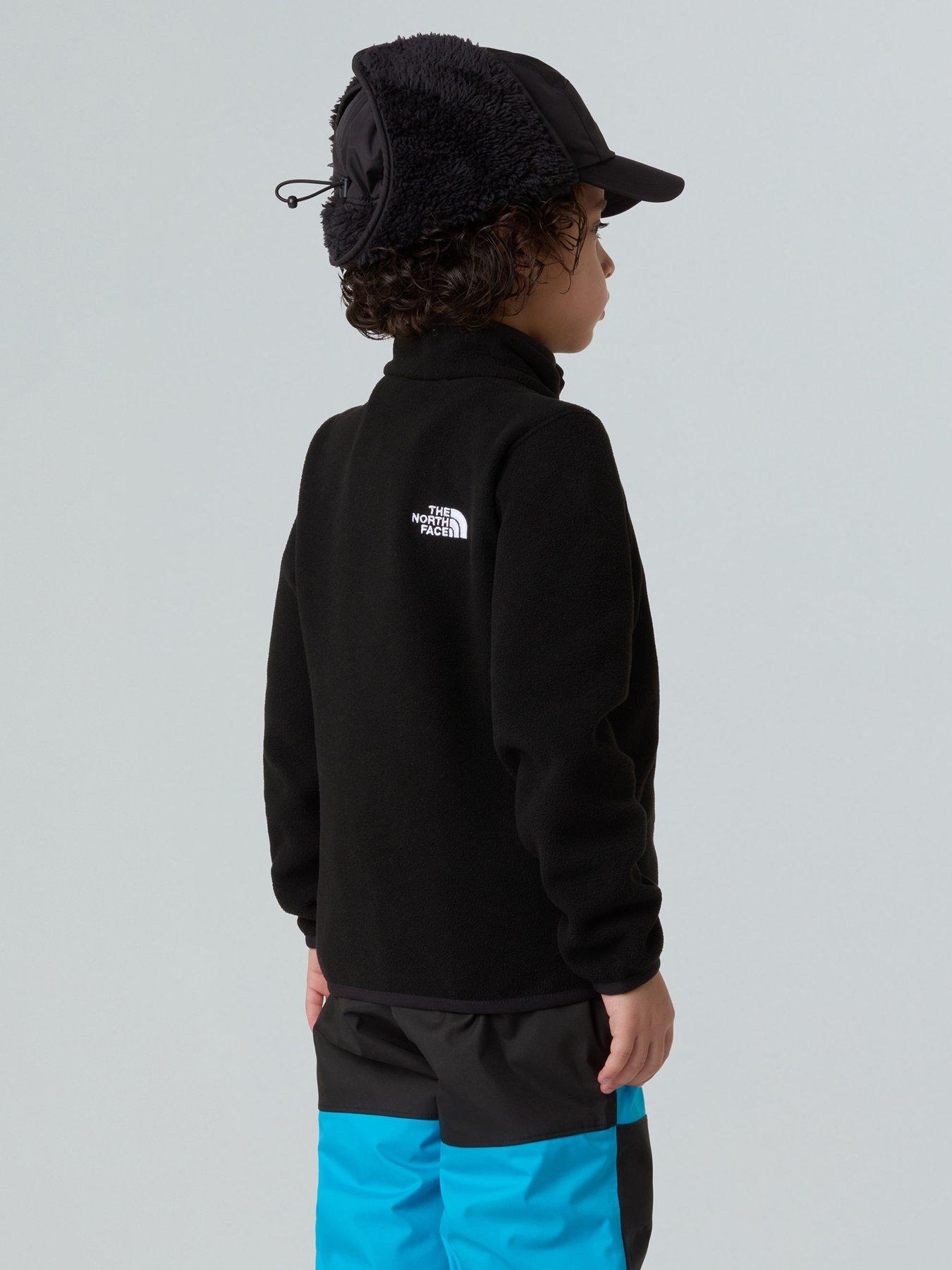 Image 2 of 3 of The North Face Kid Glacier 1/4 Zip Pullover - Black