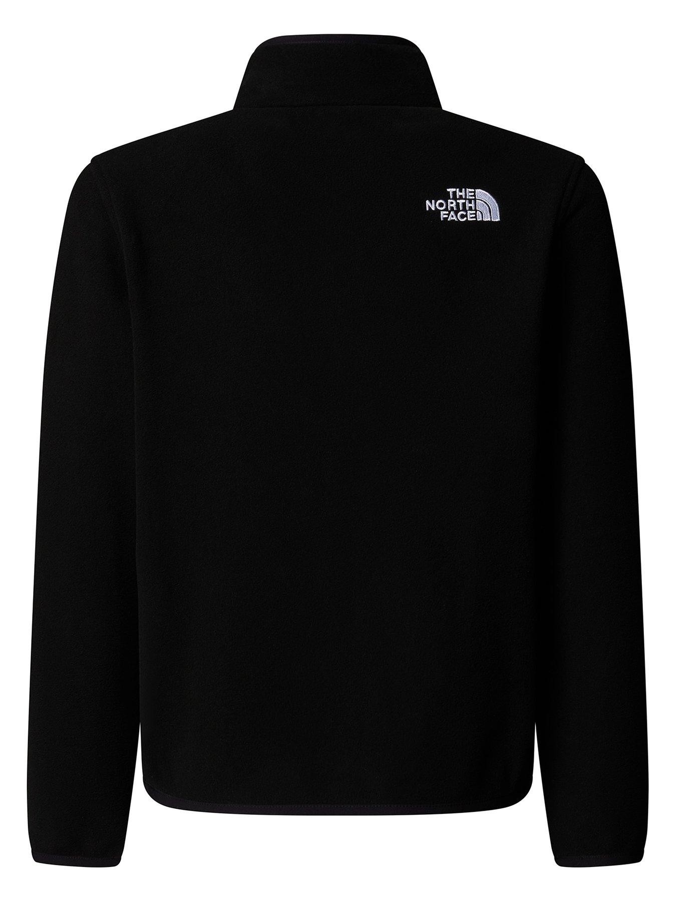 the-north-face-teen-glacier-14-zip-pullover-fleece--blackback