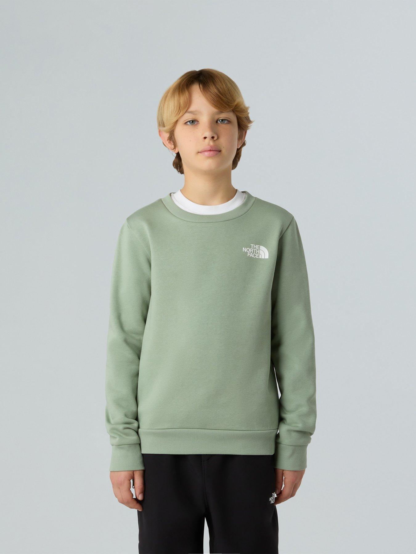 Image 1 of 3 of The North Face Teen Simple Dome Crew - Green