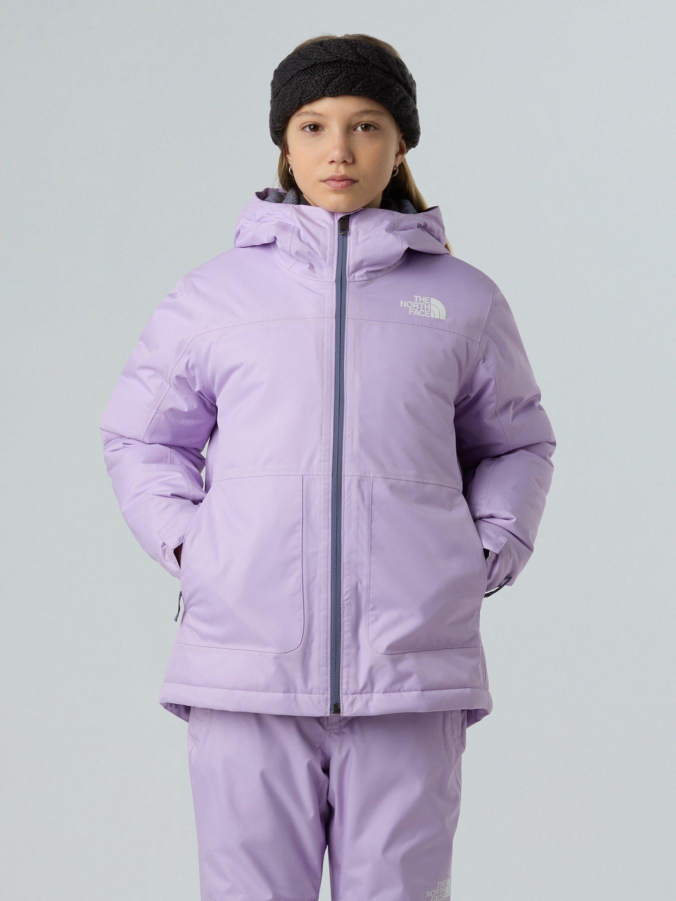 The North Face Girls Freedom Insulated Ski Jacket - Light Purple