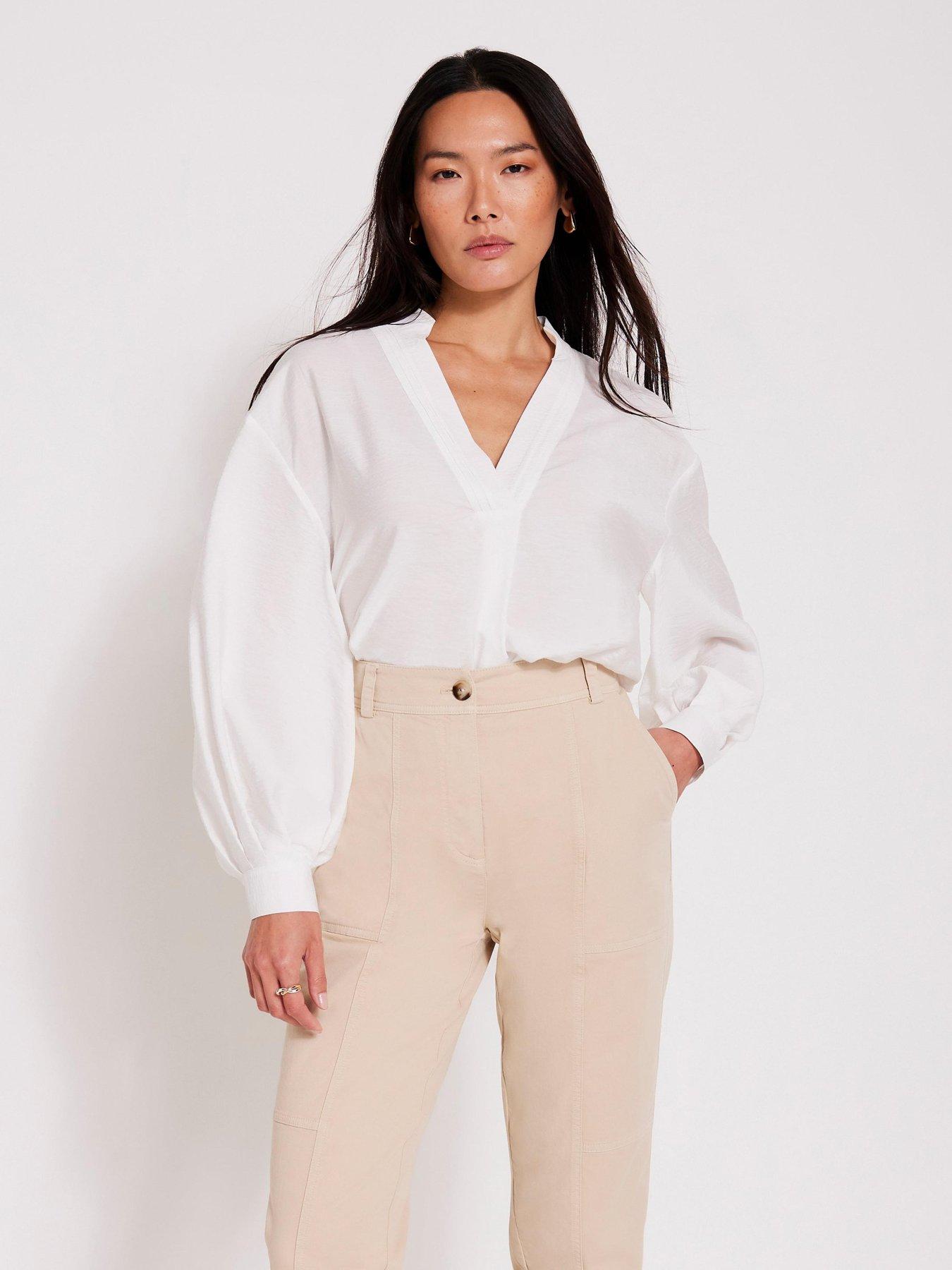 mint-velvet-throw-on-blouse-whitestillFront