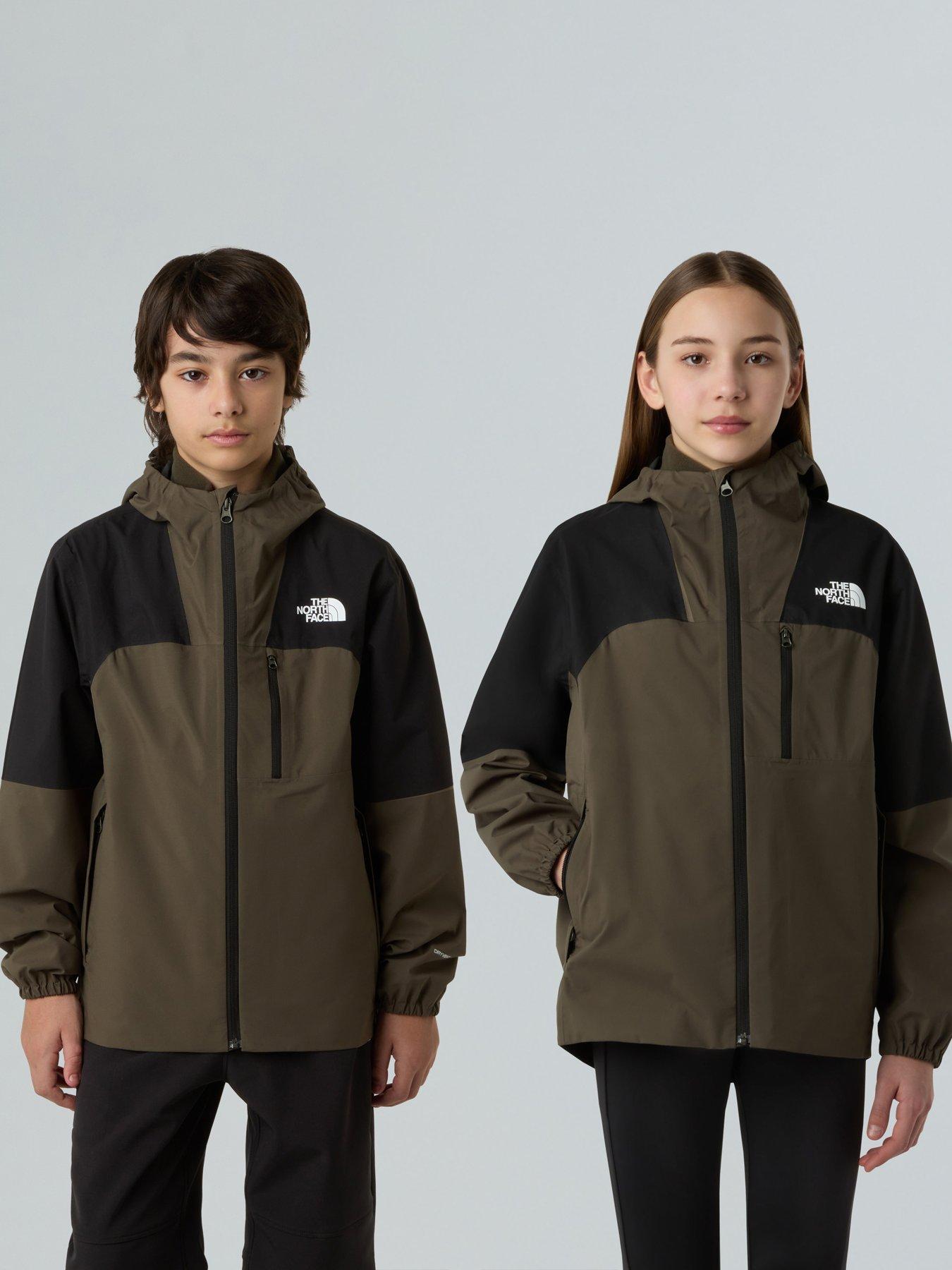 Image 1 of 6 of The North Face Teen Hike Packable Shell Jacket - Brown
