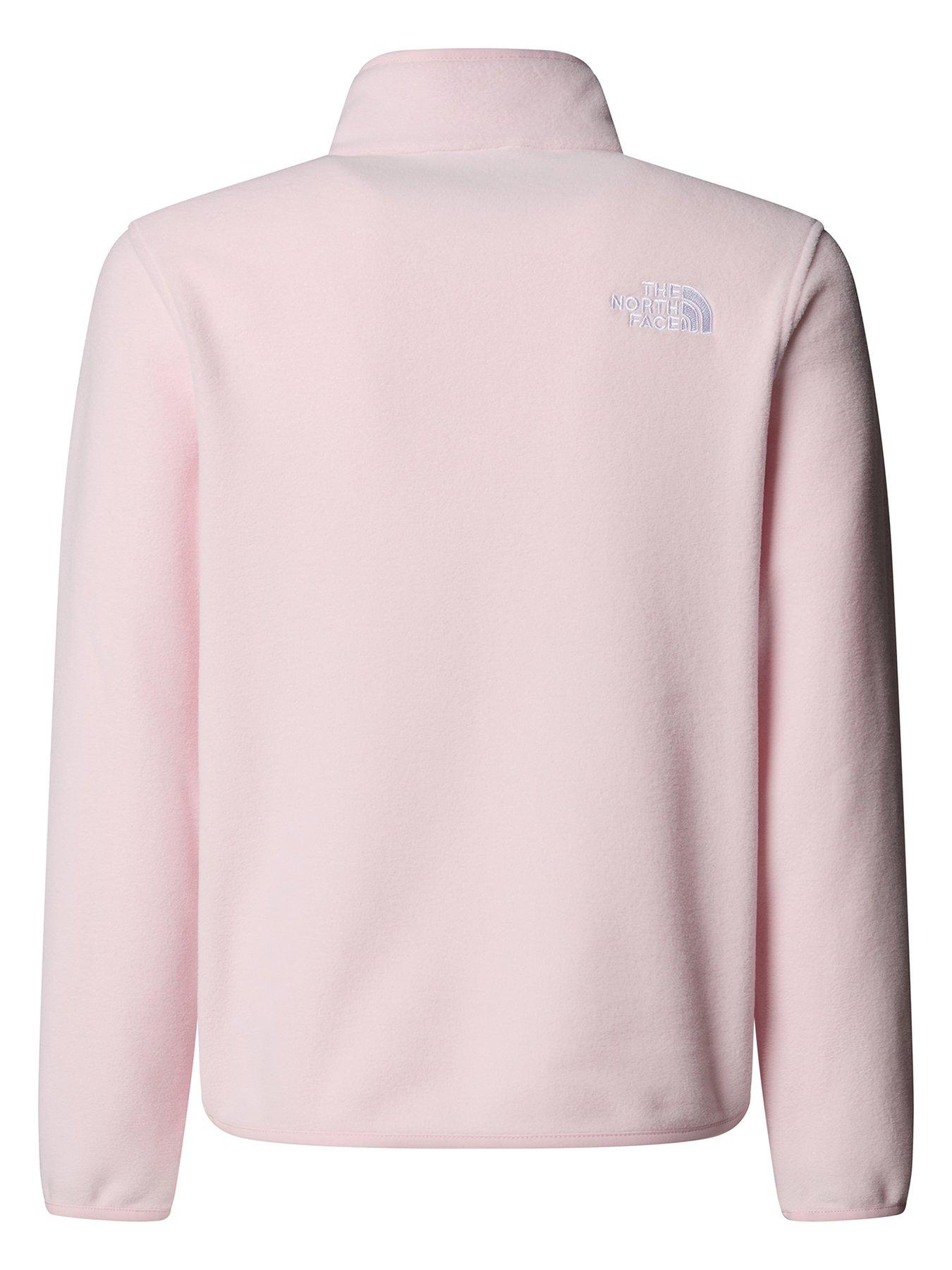 the-north-face-teen-glacier-14-zip-pullover-fleece--pinkback