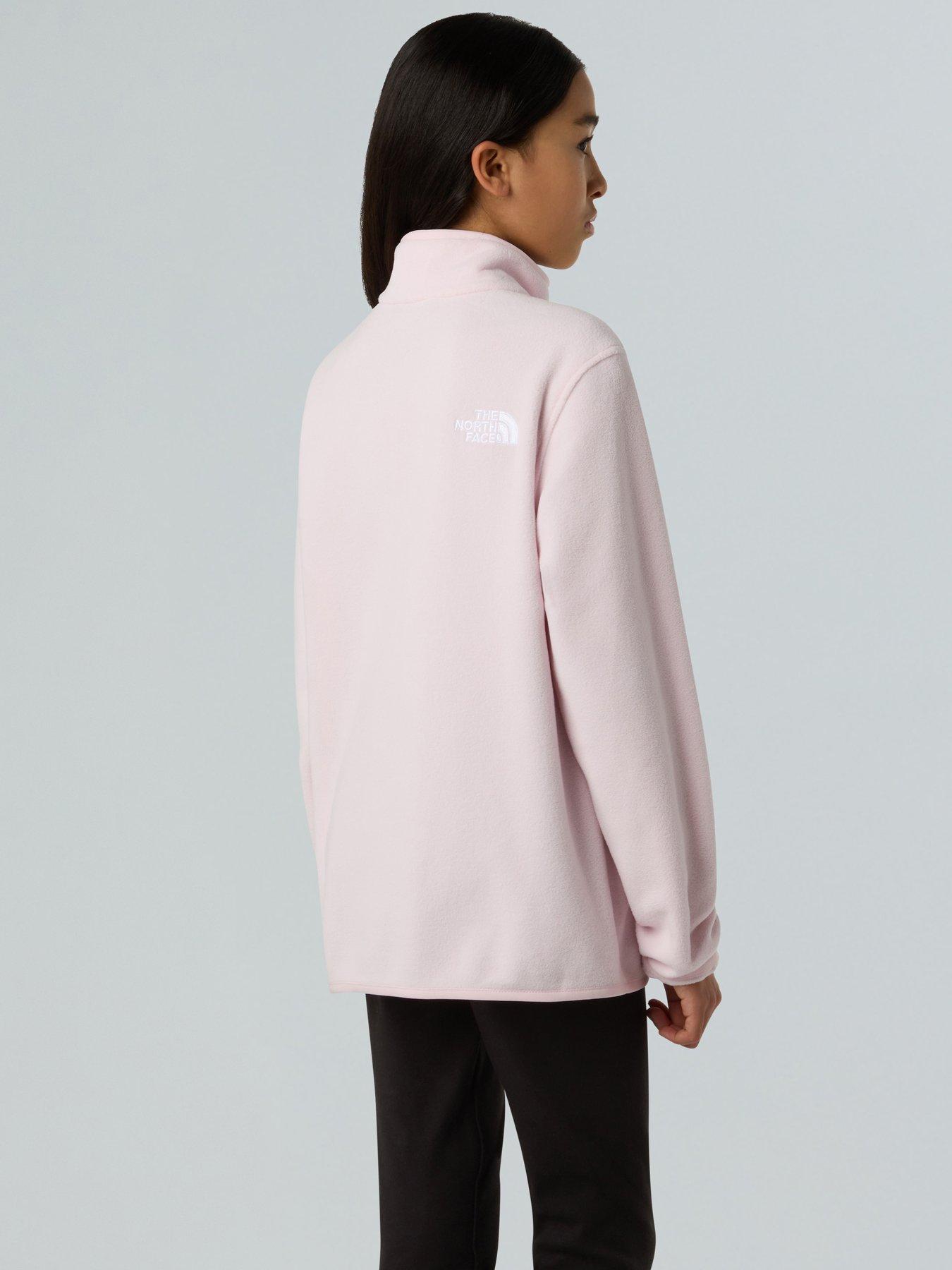 the-north-face-teen-glacier-14-zip-pullover-fleece--pinkoutfit