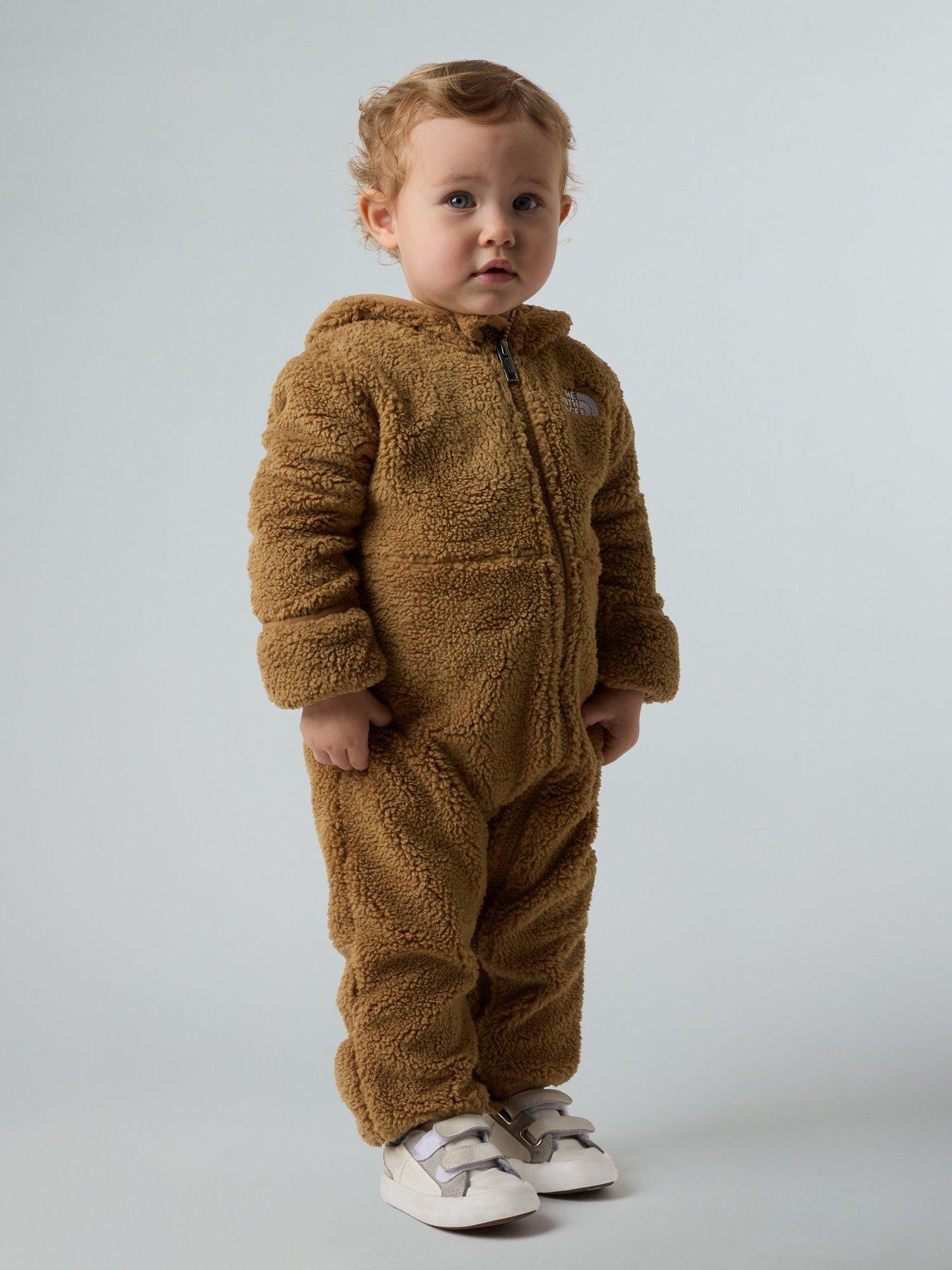 Image 1 of 4 of The North Face Baby Campshire One Piece - Brown