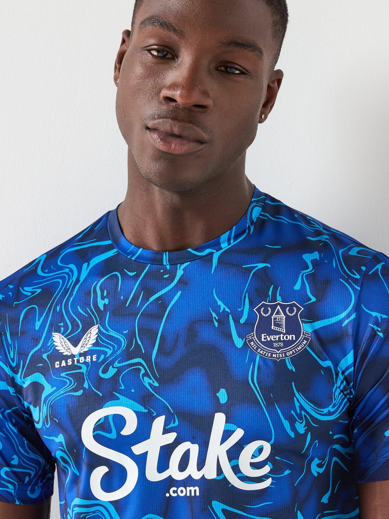 Image 4 of 6 of Castore Everton Mens 25/26 Home Pre Match Shirt - Blue