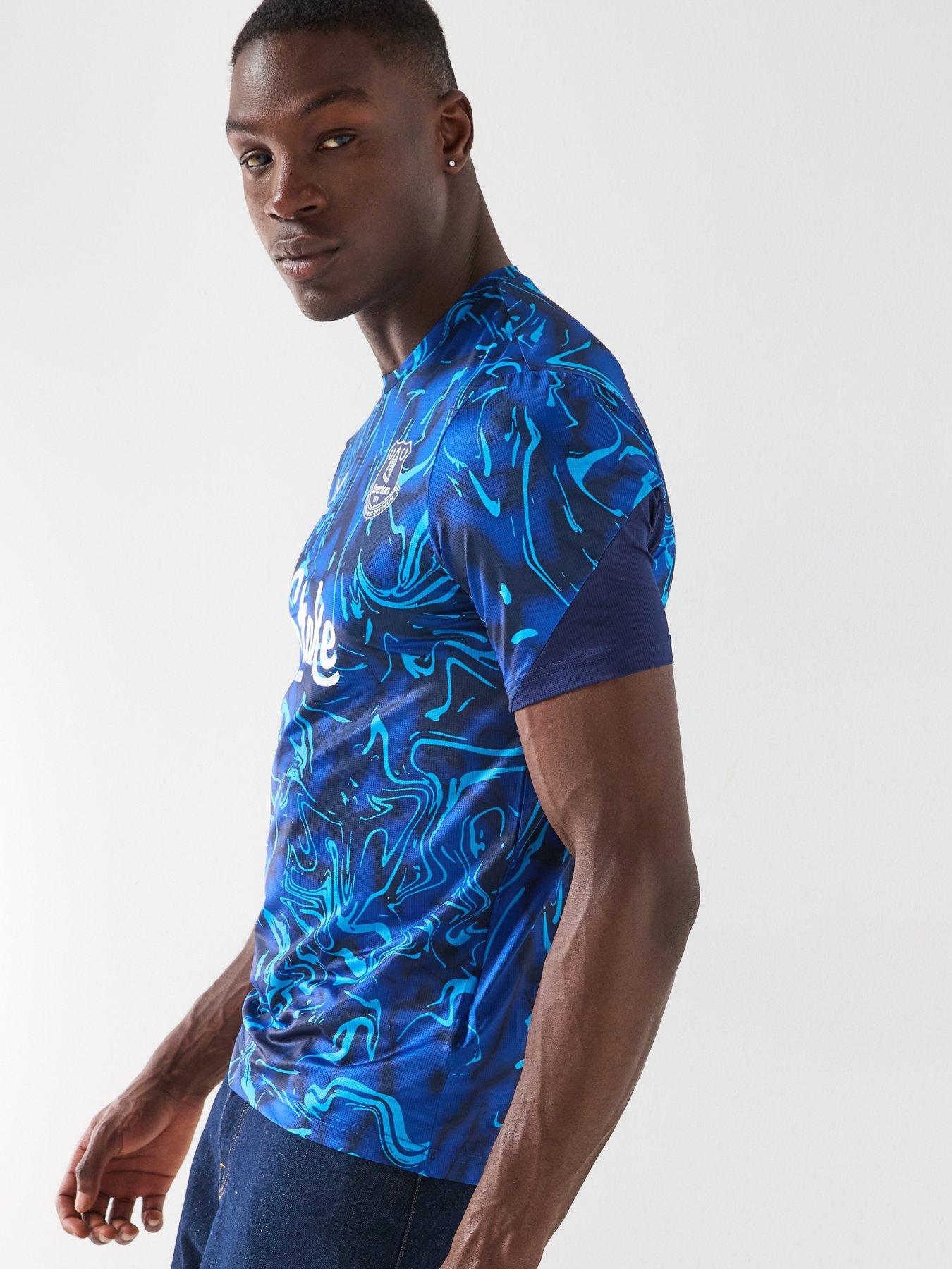 Image 6 of 6 of Castore Everton Mens 25/26 Home Pre Match Shirt - Blue