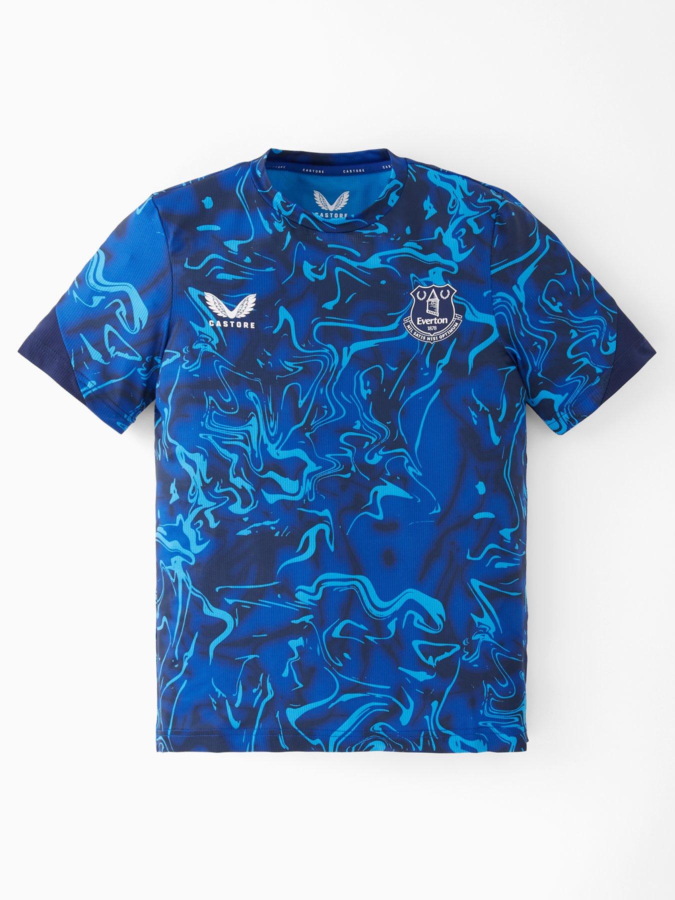 Image 1 of 5 of Castore Everton Junior 25/26 Home Pre Match Shirt - Blue