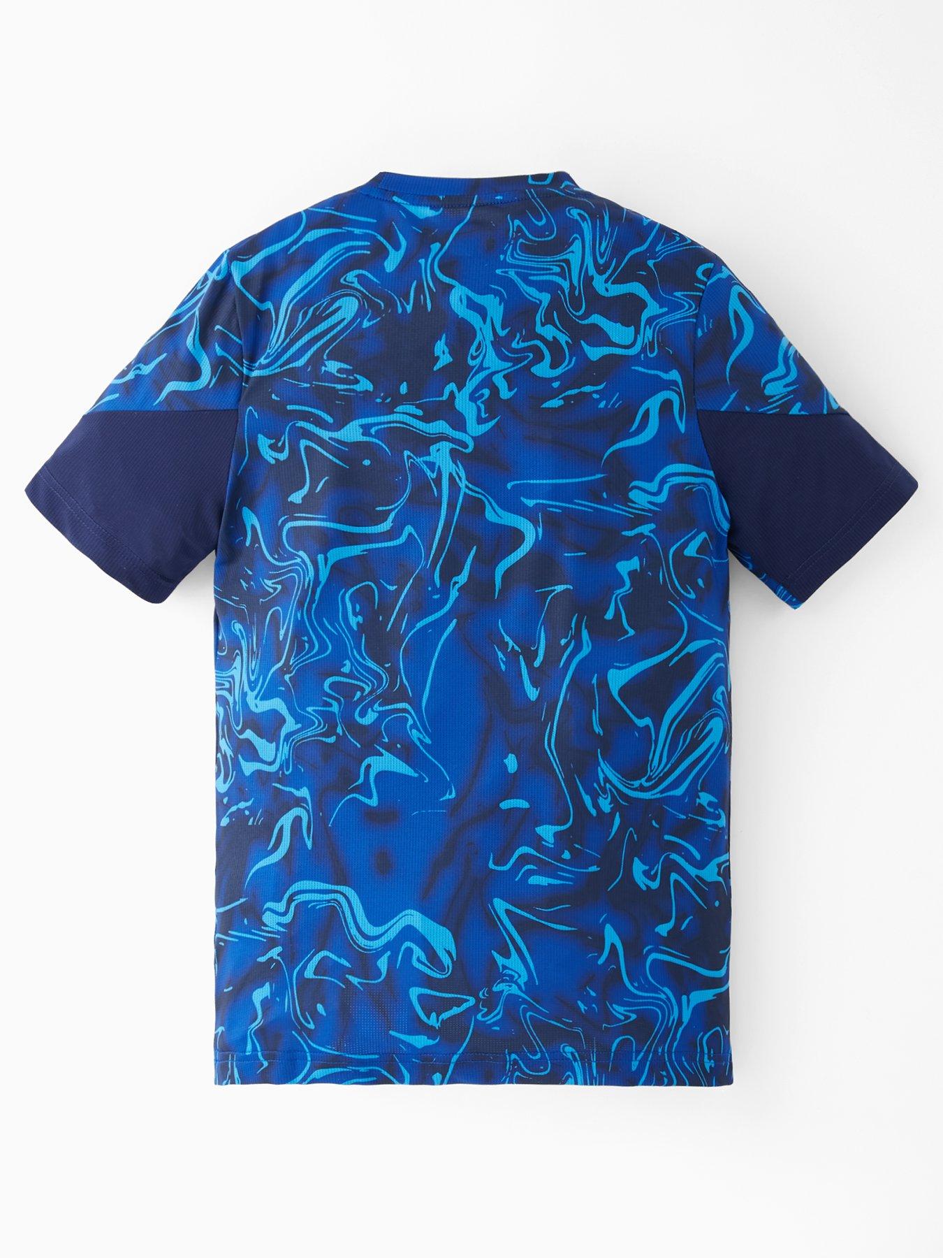 Image 2 of 5 of Castore Everton Junior 25/26 Home Pre Match Shirt - Blue