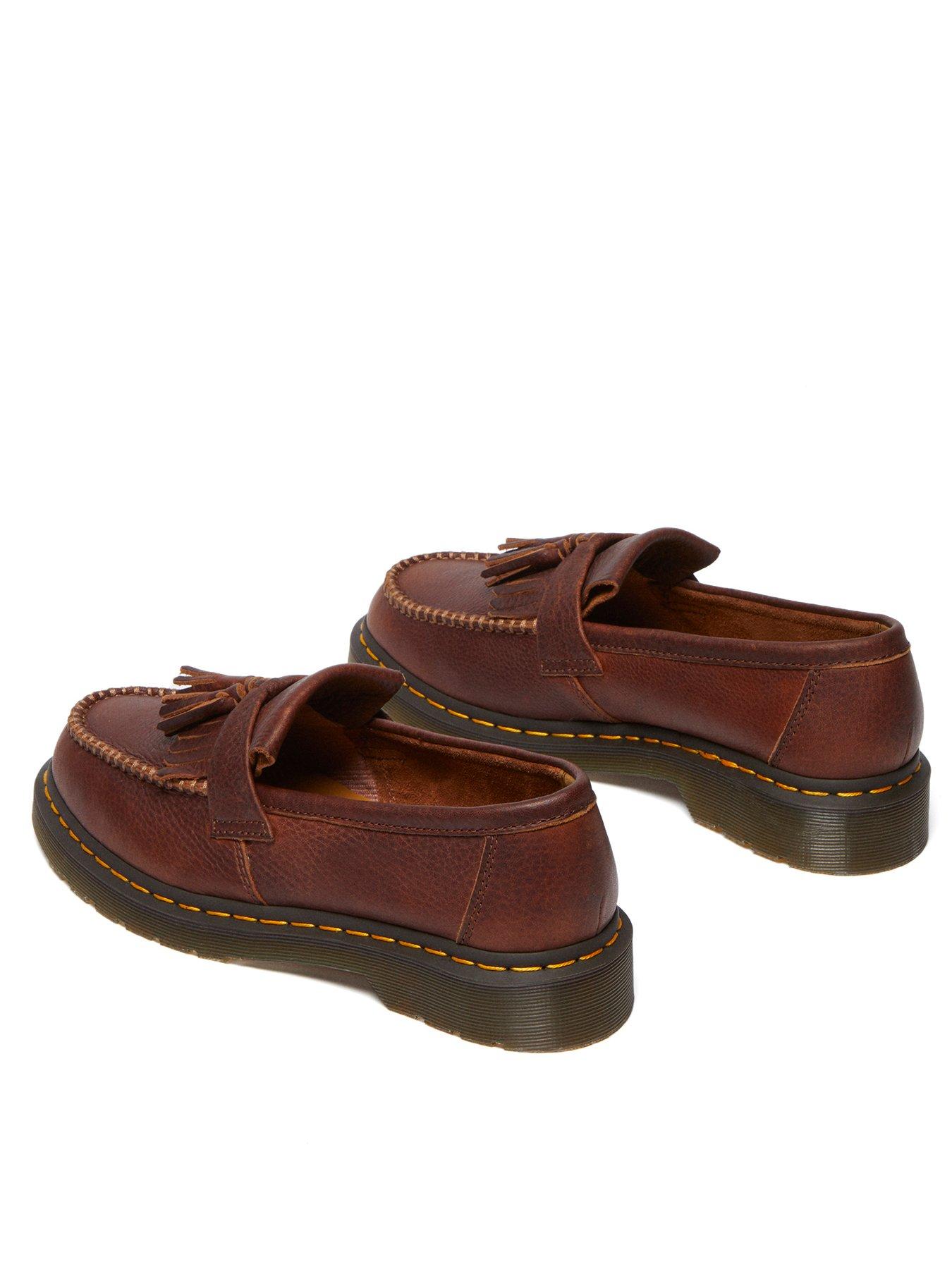 Image 3 of 7 of Dr Martens Adrian Ambassador Soft Leather Tassel Loafers - Brown