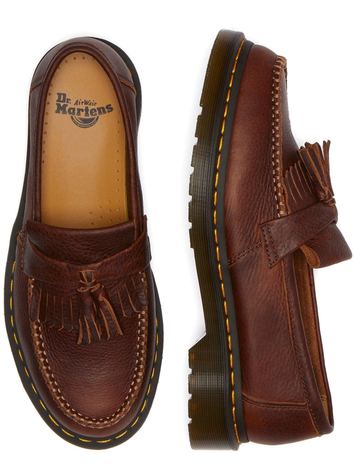 Image 4 of 7 of Dr Martens Adrian Ambassador Soft Leather Tassel Loafers - Brown