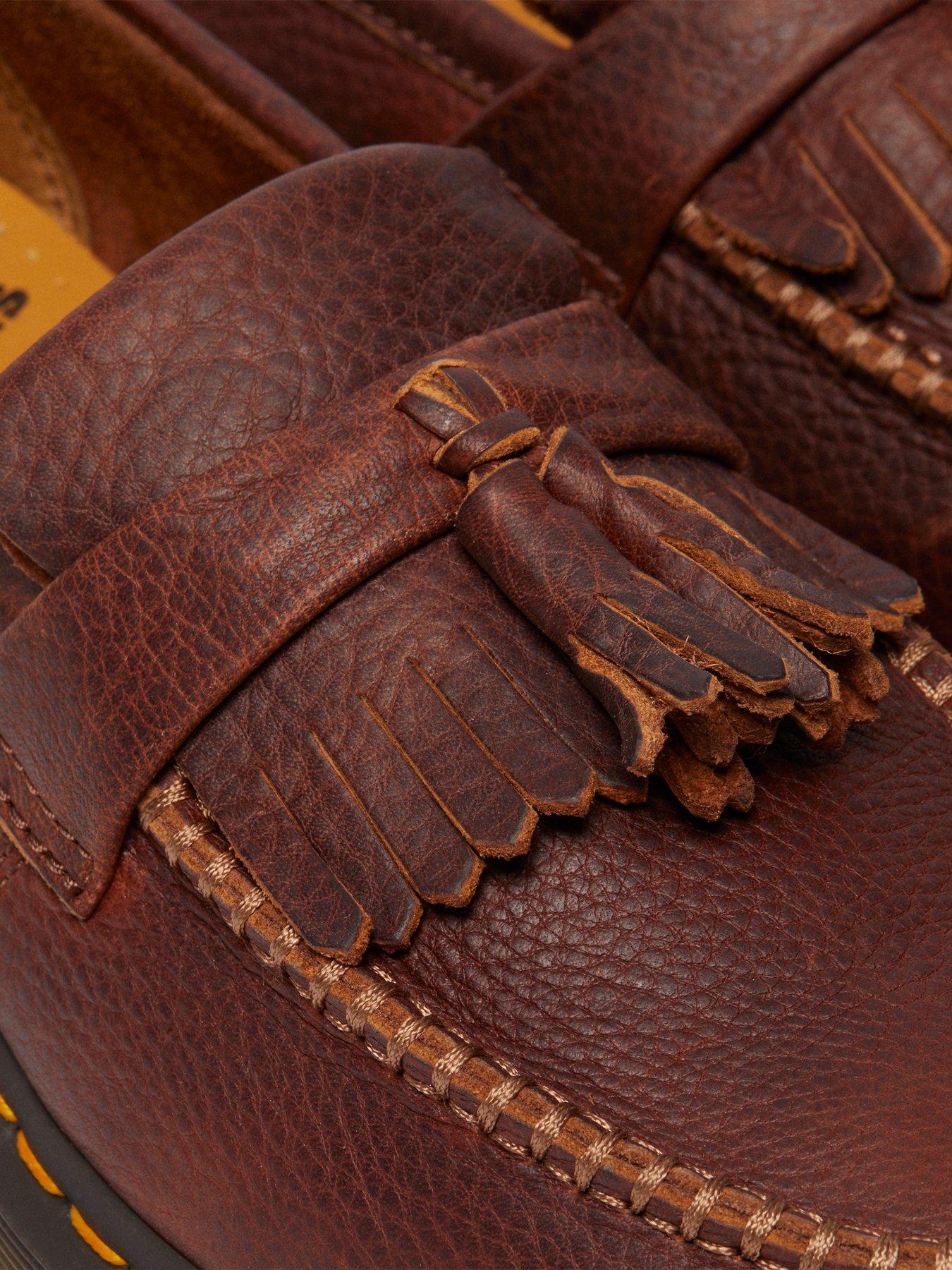 Image 6 of 7 of Dr Martens Adrian Ambassador Soft Leather Tassel Loafers - Brown