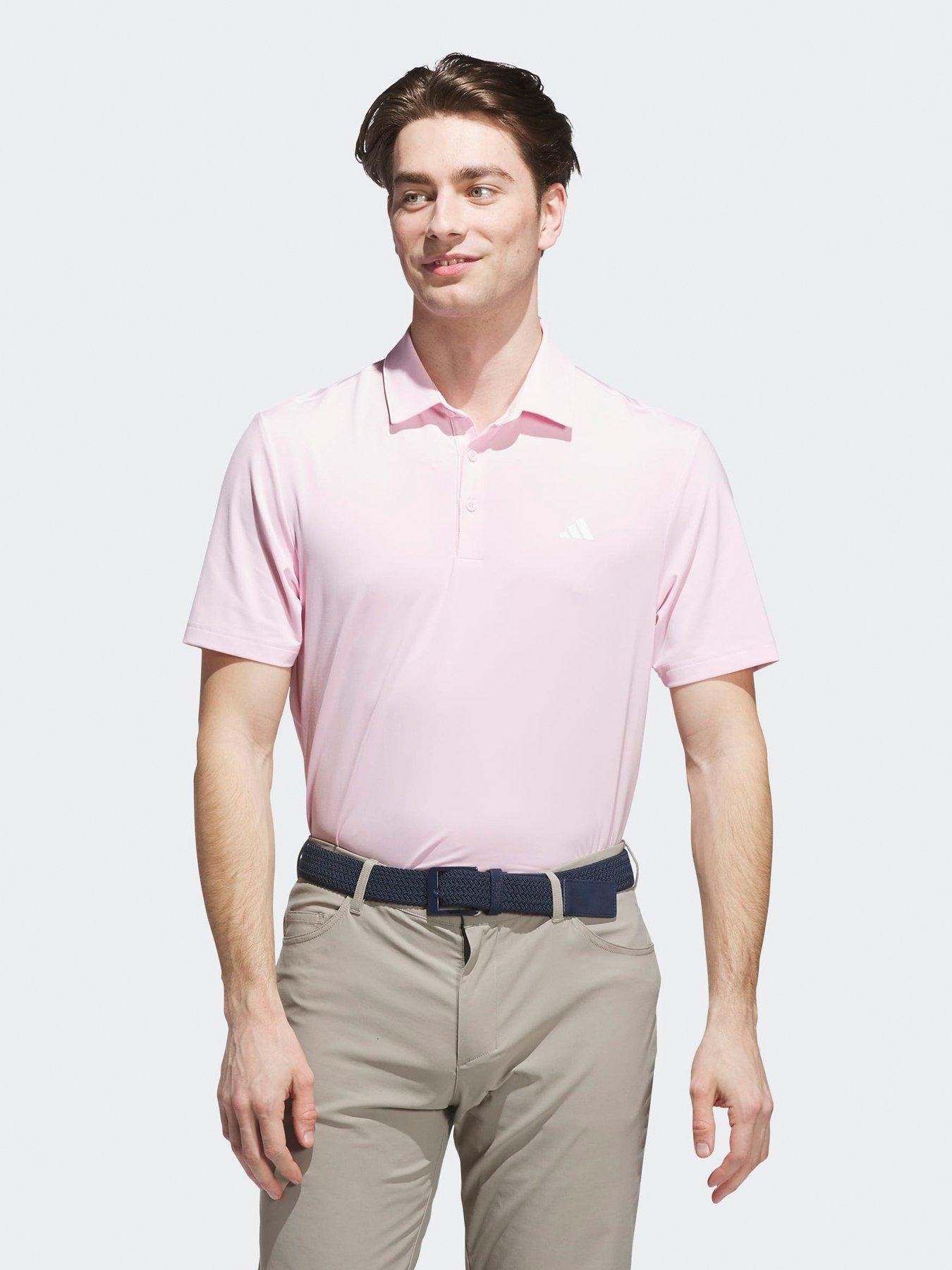 adidas Mens Golf Ultimate 365 Polo - Pink