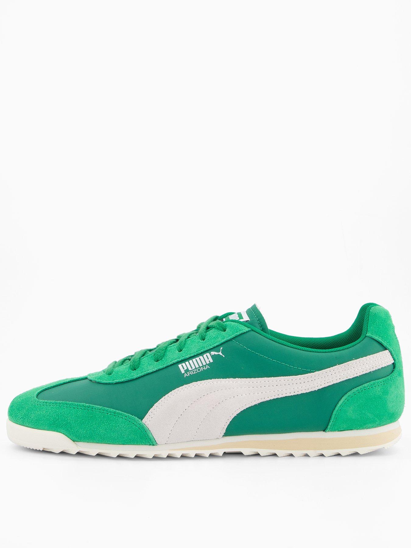 Image 1 of 7 of Puma Unisex Arizona Nylon Trainer - Green