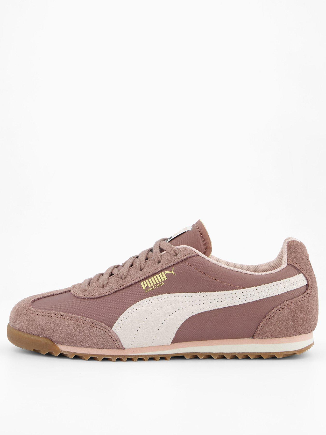 Puma Womens Arizona Nylon Trainers - Brown