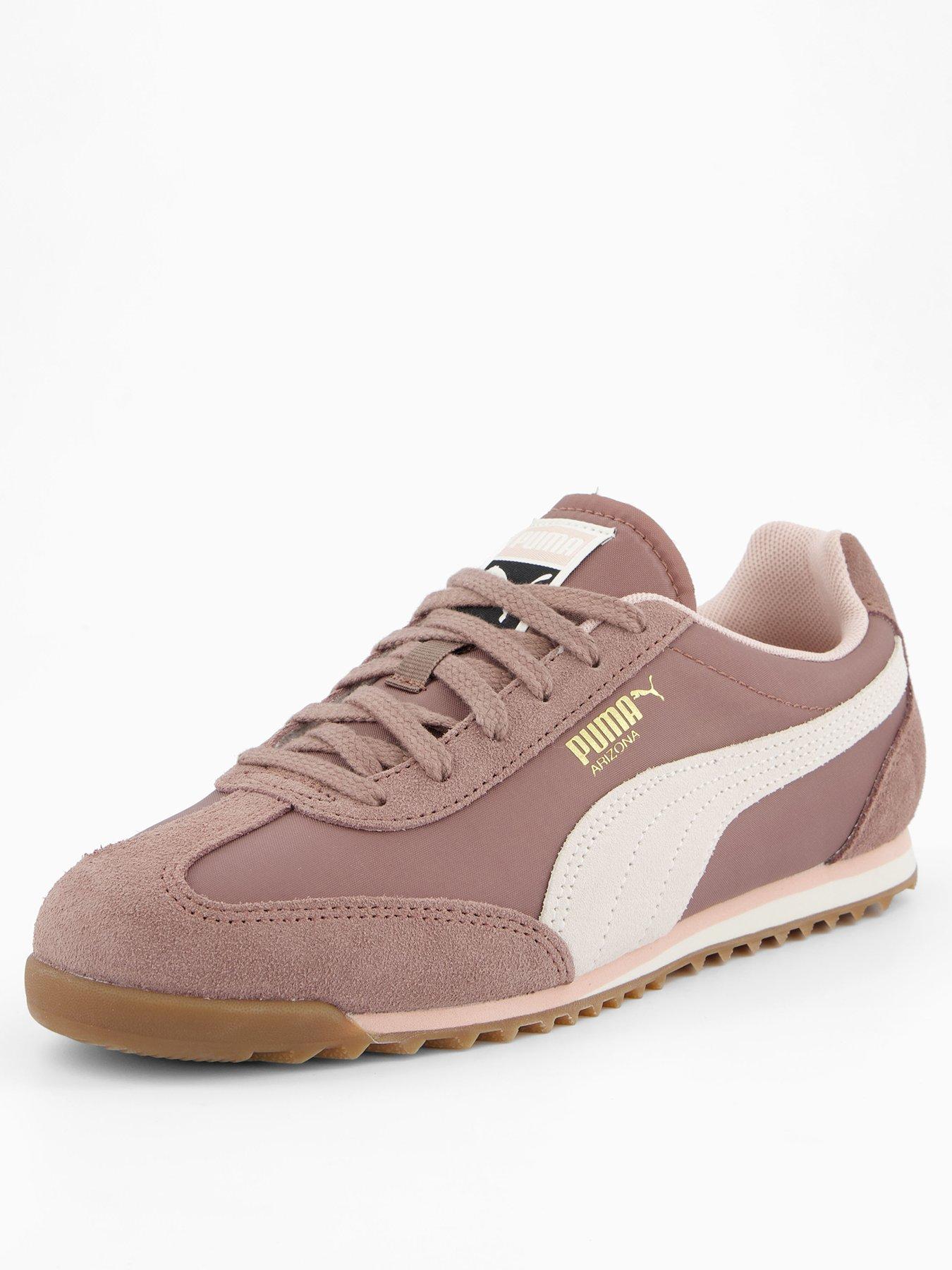 puma-womens-arizona-nylon-trainers-brownstillFront