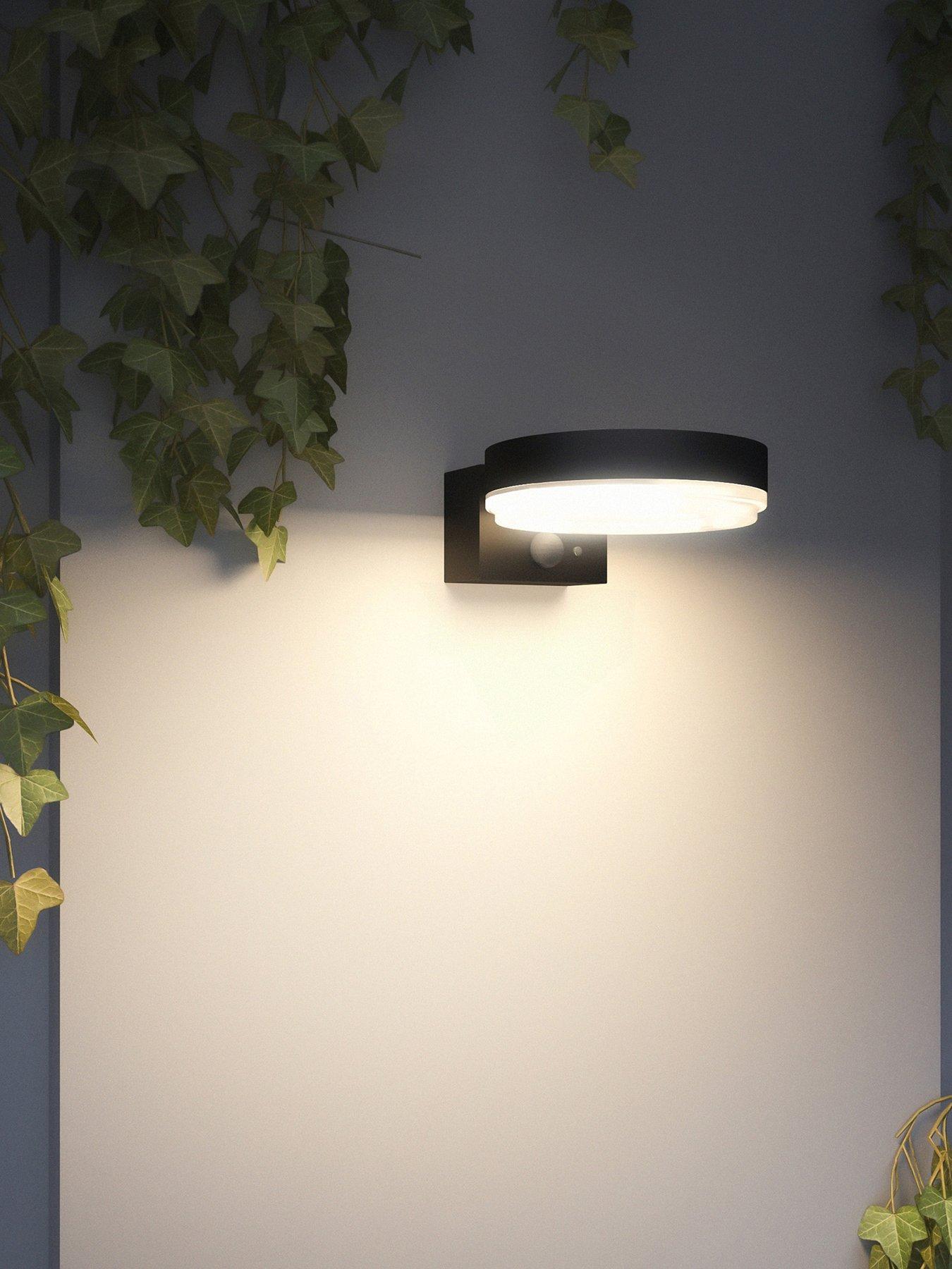 undefined 4lite Antheia Solar Sleek Wall Light with built in PIR Motion Sensor