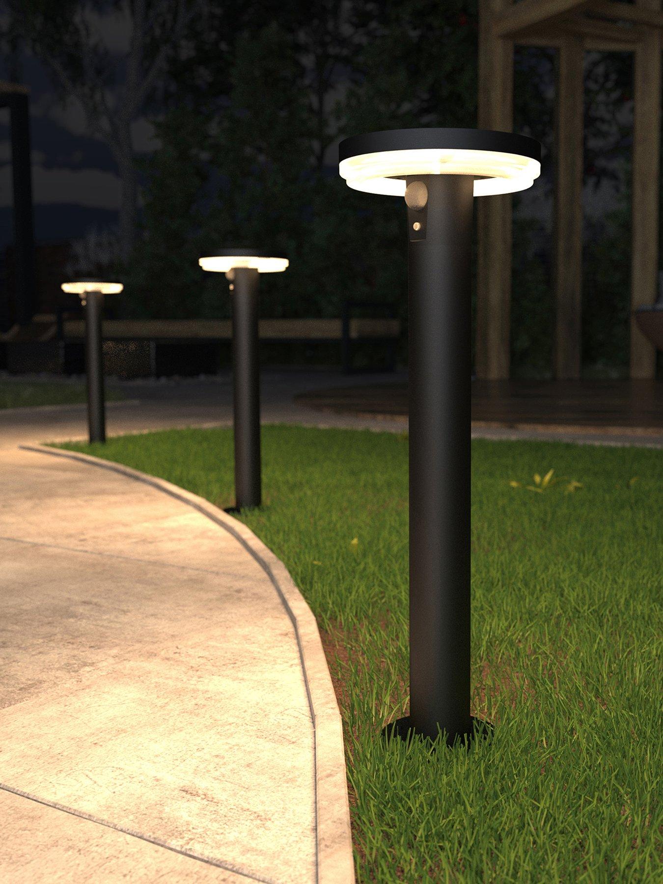 undefined 4lite Antheia Solar Bollard with built in PIR Motion Sensor