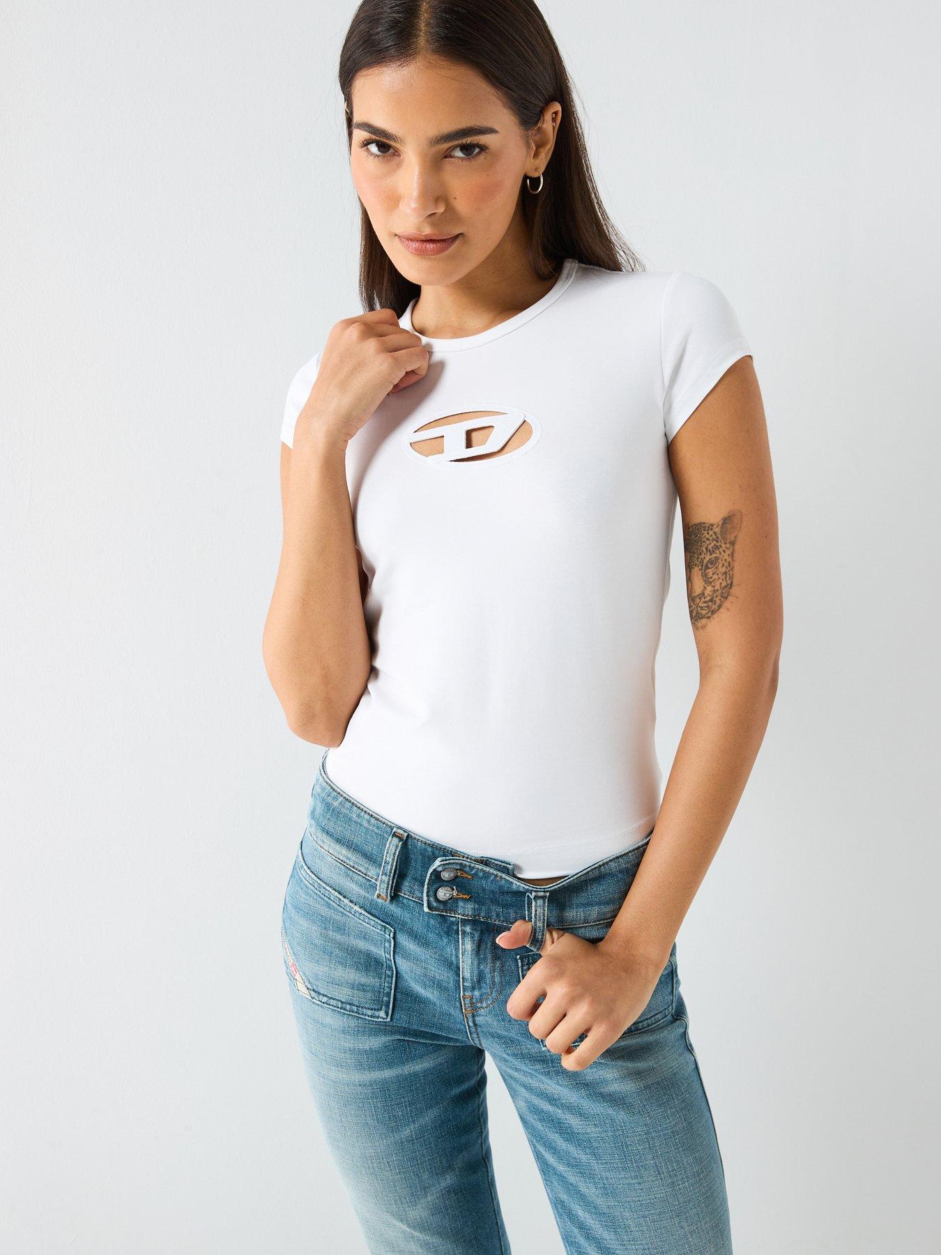 Diesel Diesel T-angie Short Sleeve Logo T-shirt