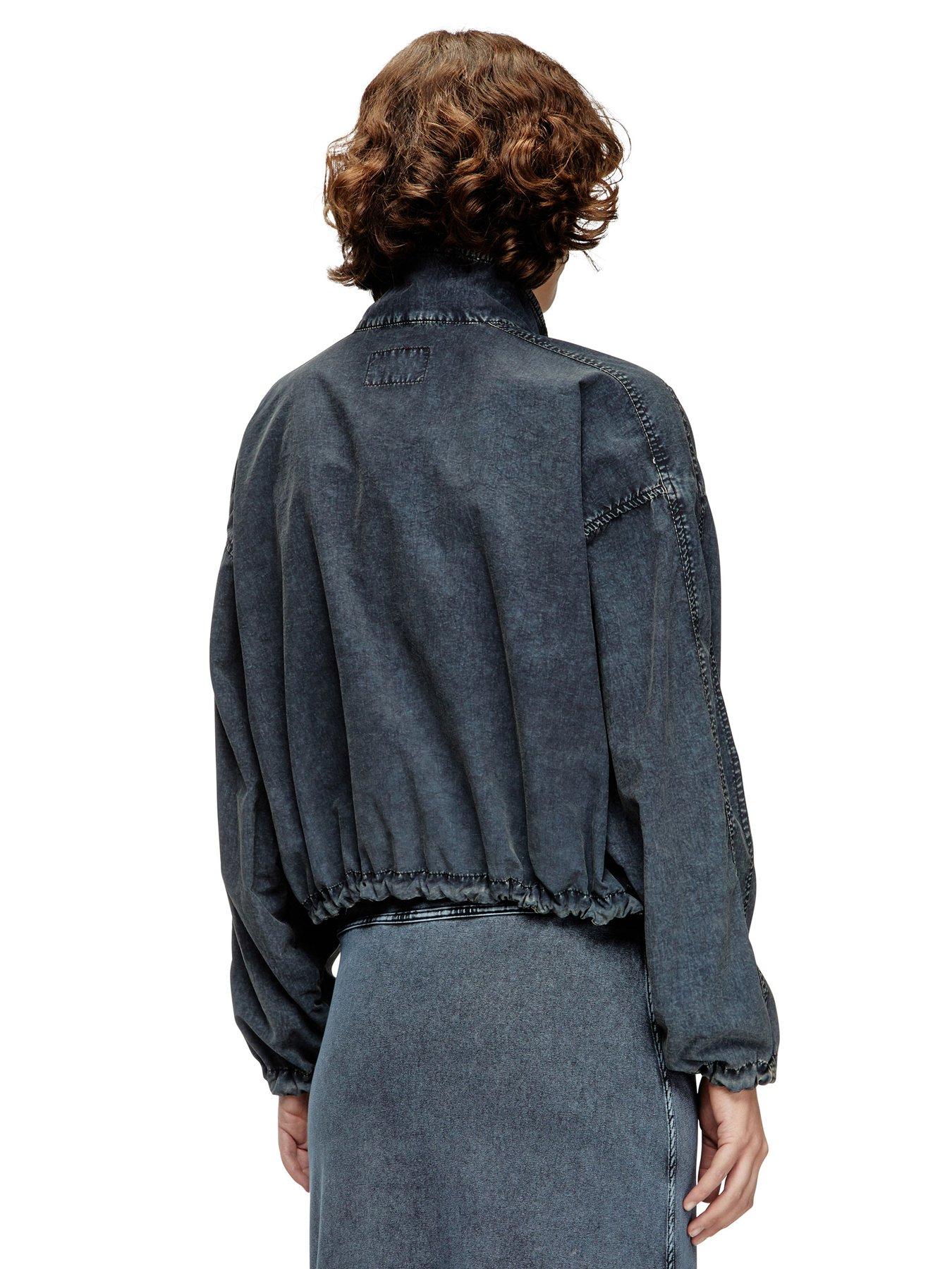 Image 2 of 5 of Diesel G-Leam Denim Bomber Jacket - Dark Blue