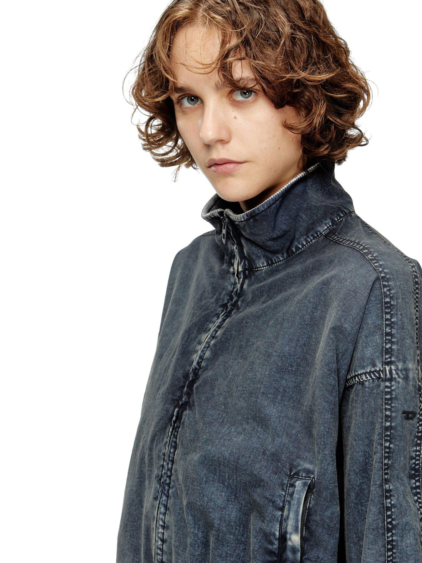 Image 4 of 5 of Diesel G-Leam Denim Bomber Jacket - Dark Blue