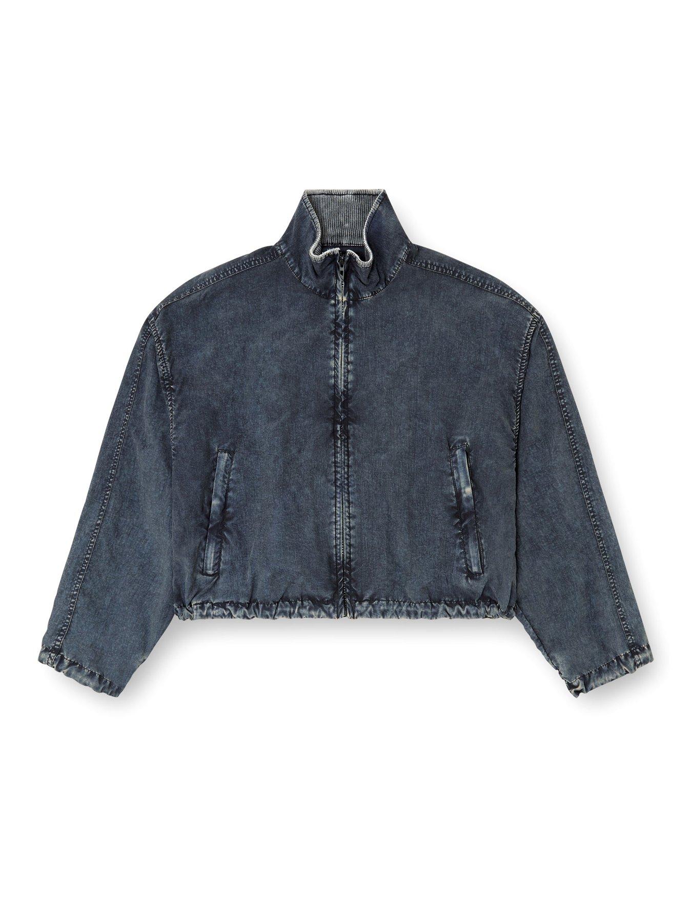 Image 5 of 5 of Diesel G-Leam Denim Bomber Jacket - Dark Blue