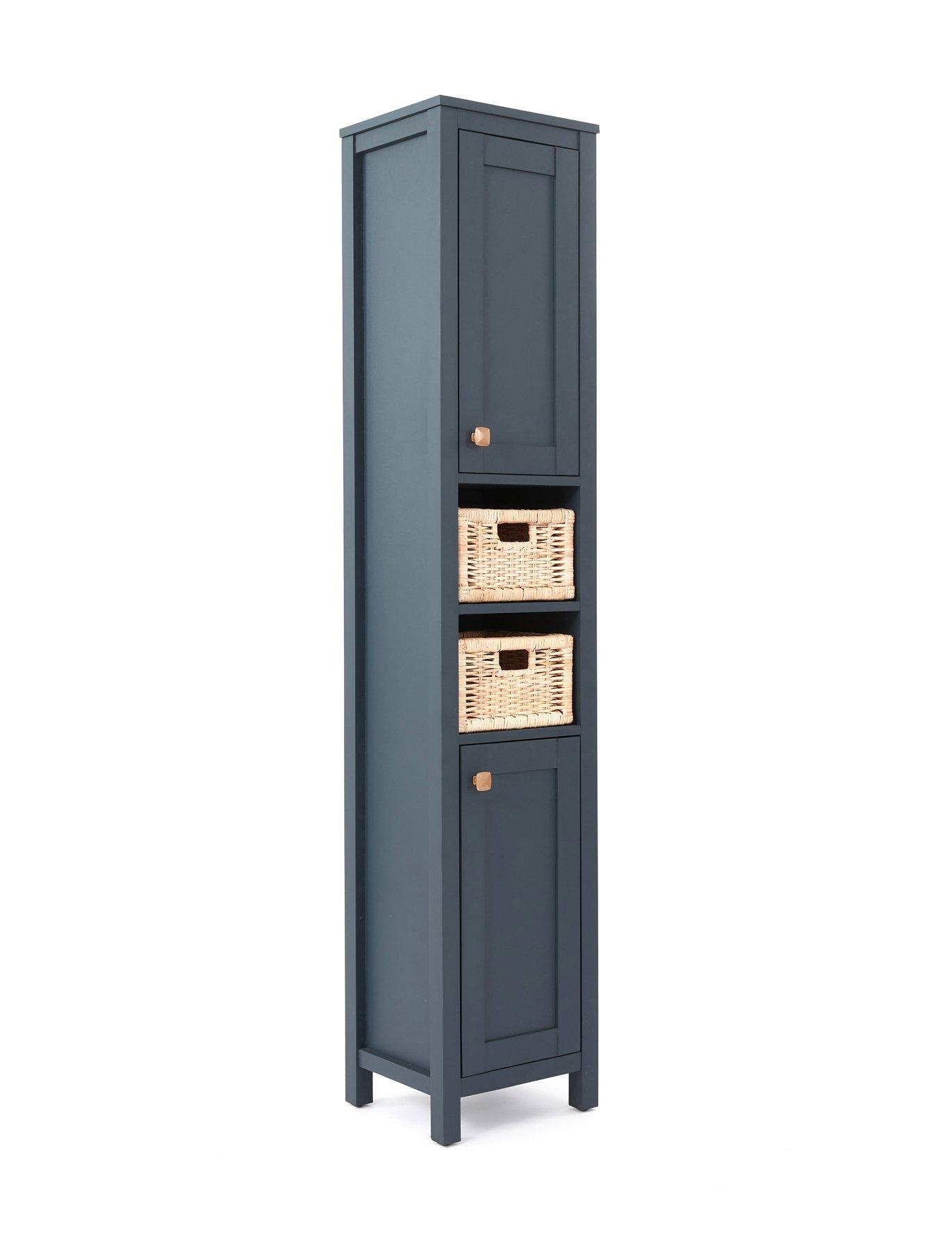 Image 3 of 6 of The Very Collection Rafferty Tall Cabinet With 2 Baskets - FSC&reg; Certified