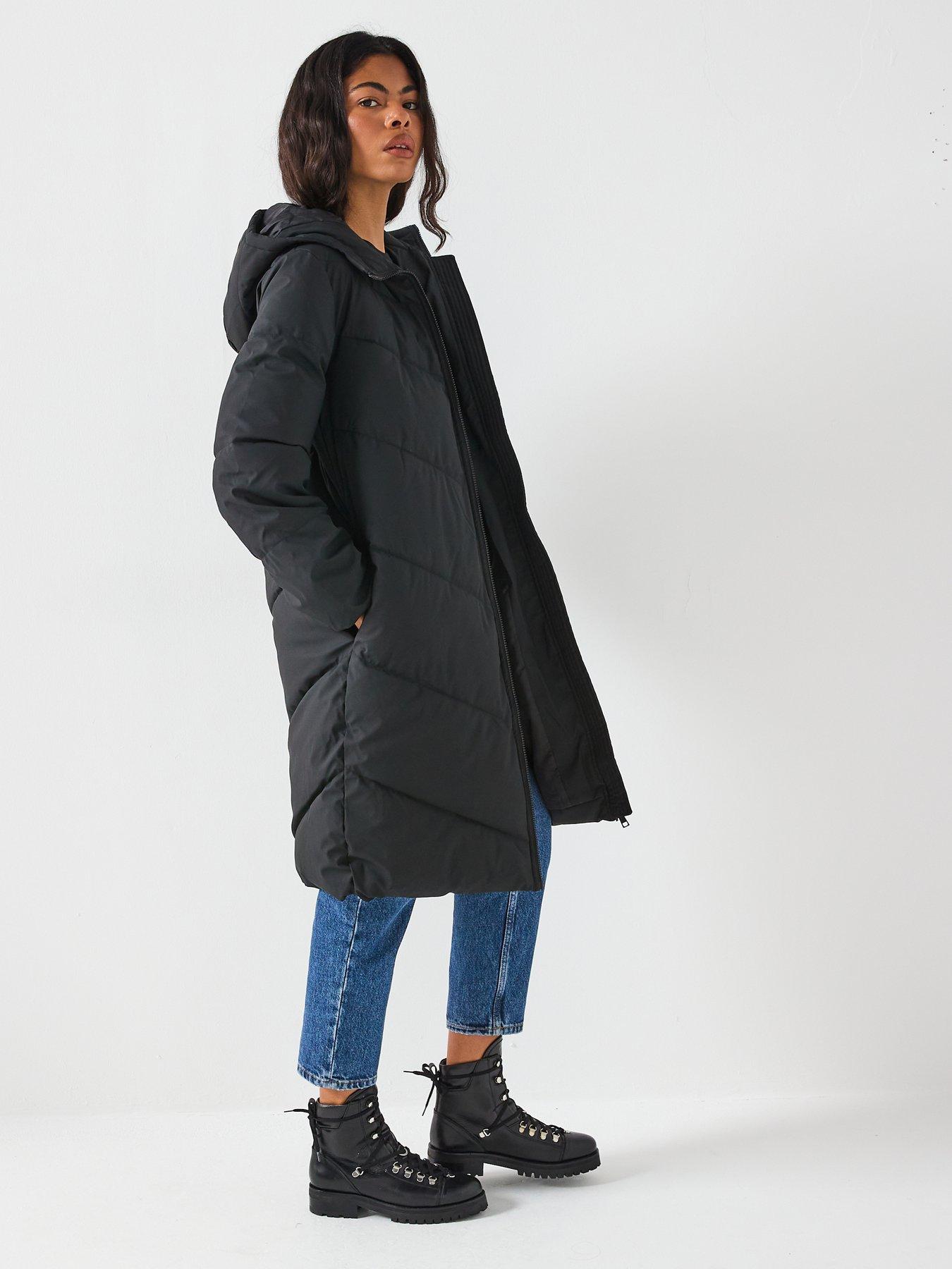 Image 5 of 6 of JDY Water Repellent Padded Coat - Black