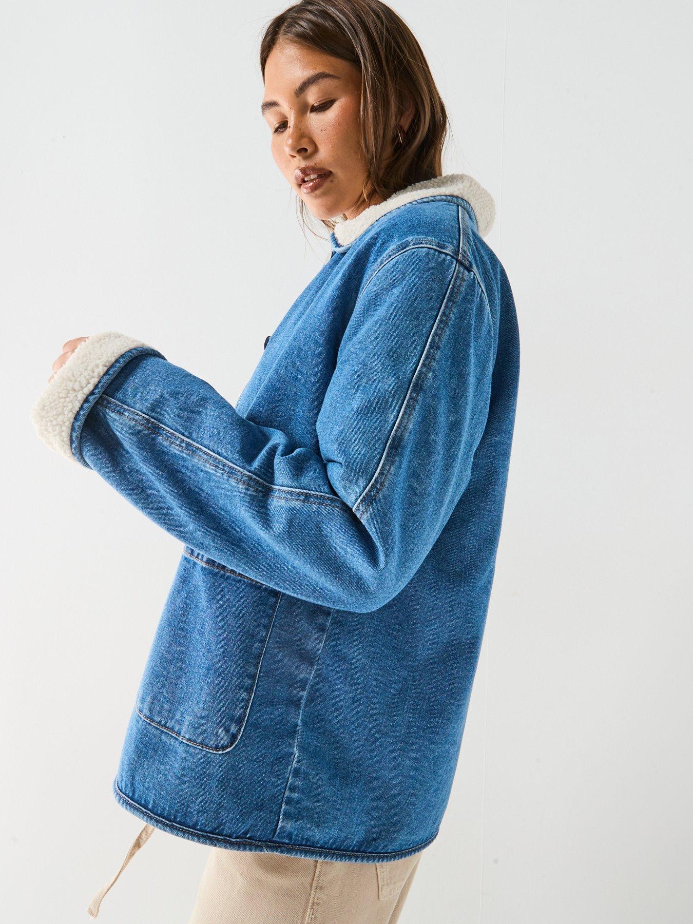 only-long-sleeve-teddy-denim-jacket-blueoutfit