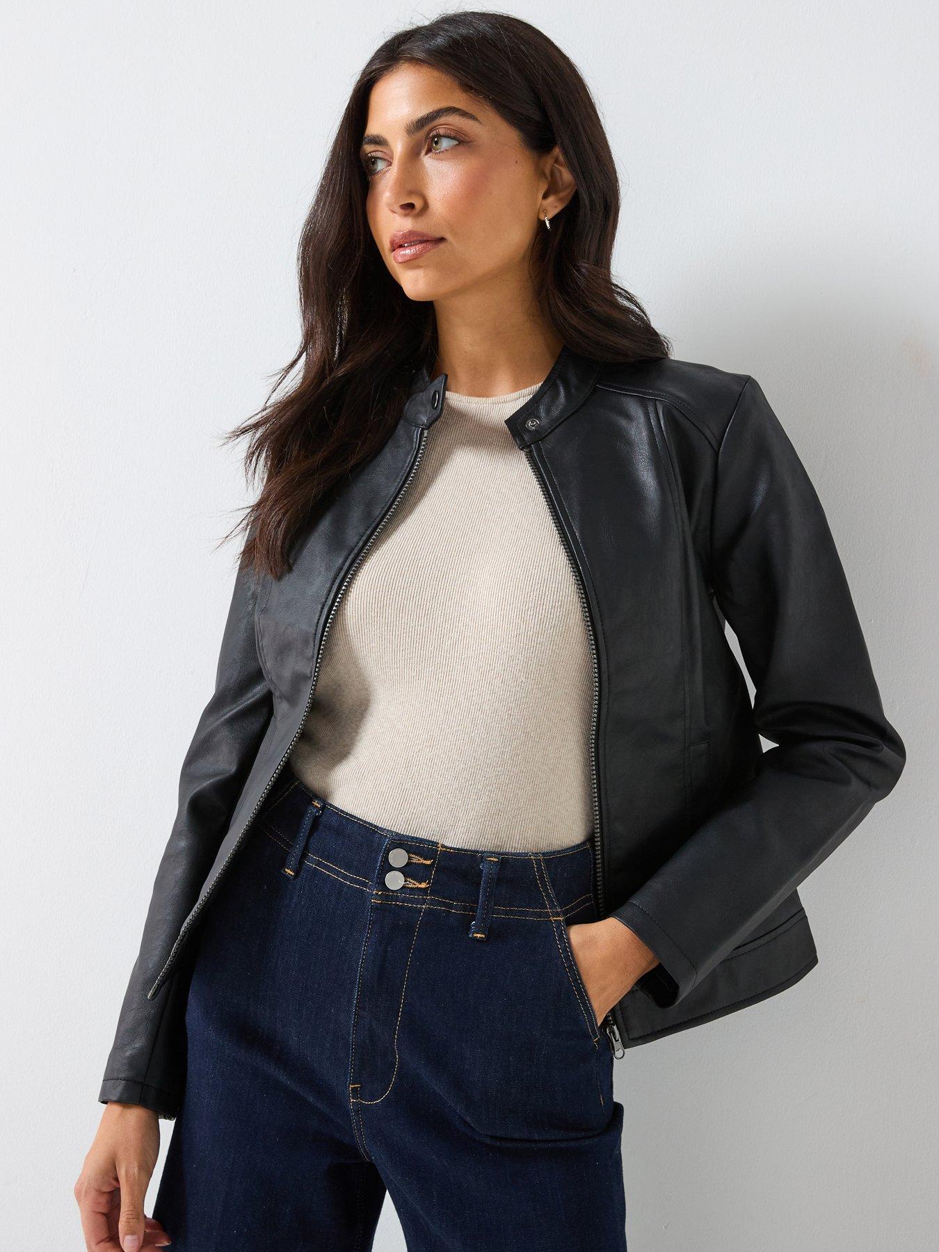 jdy-faux-leather-biker-jacket-black