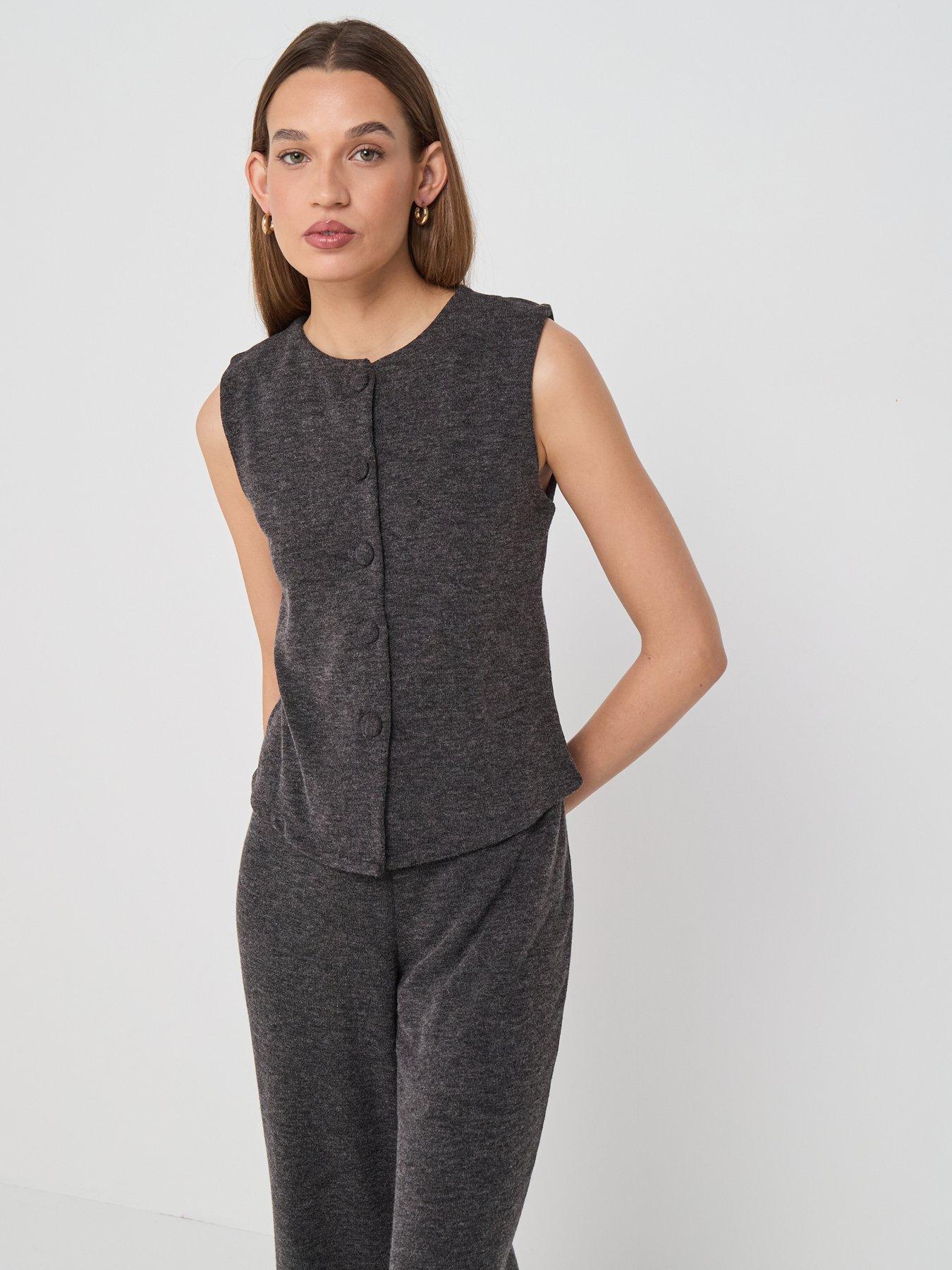 only-onlkaya-life-buttoned-vest-nbsp--grey