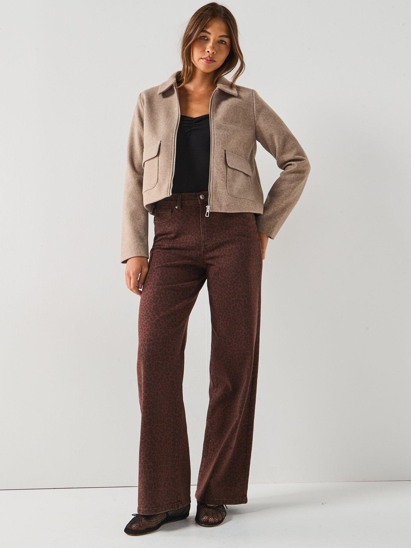 only-zip-short-jacket-beigeback