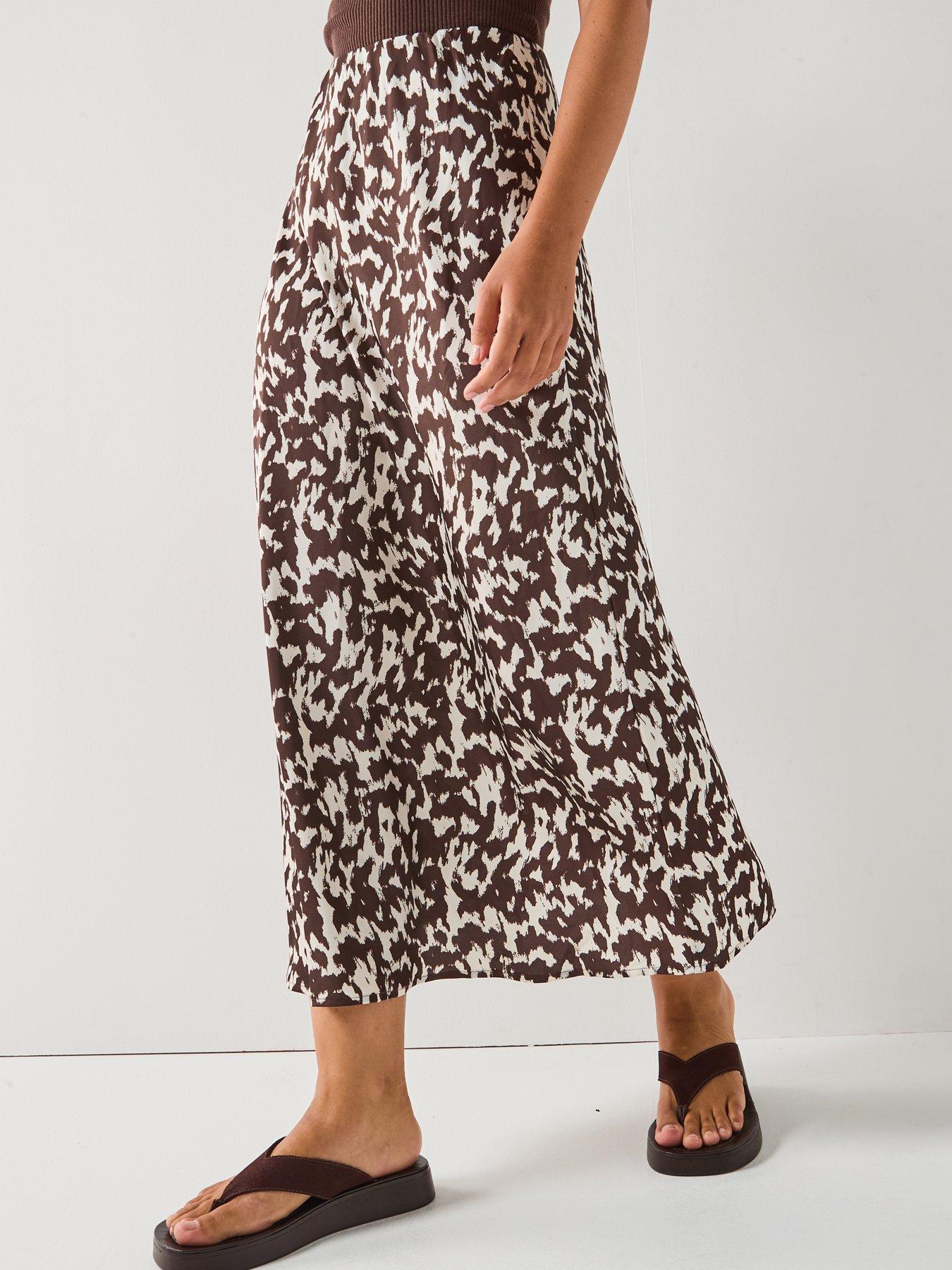 only-chigo-satin-midi-skirt-brown-multidetail