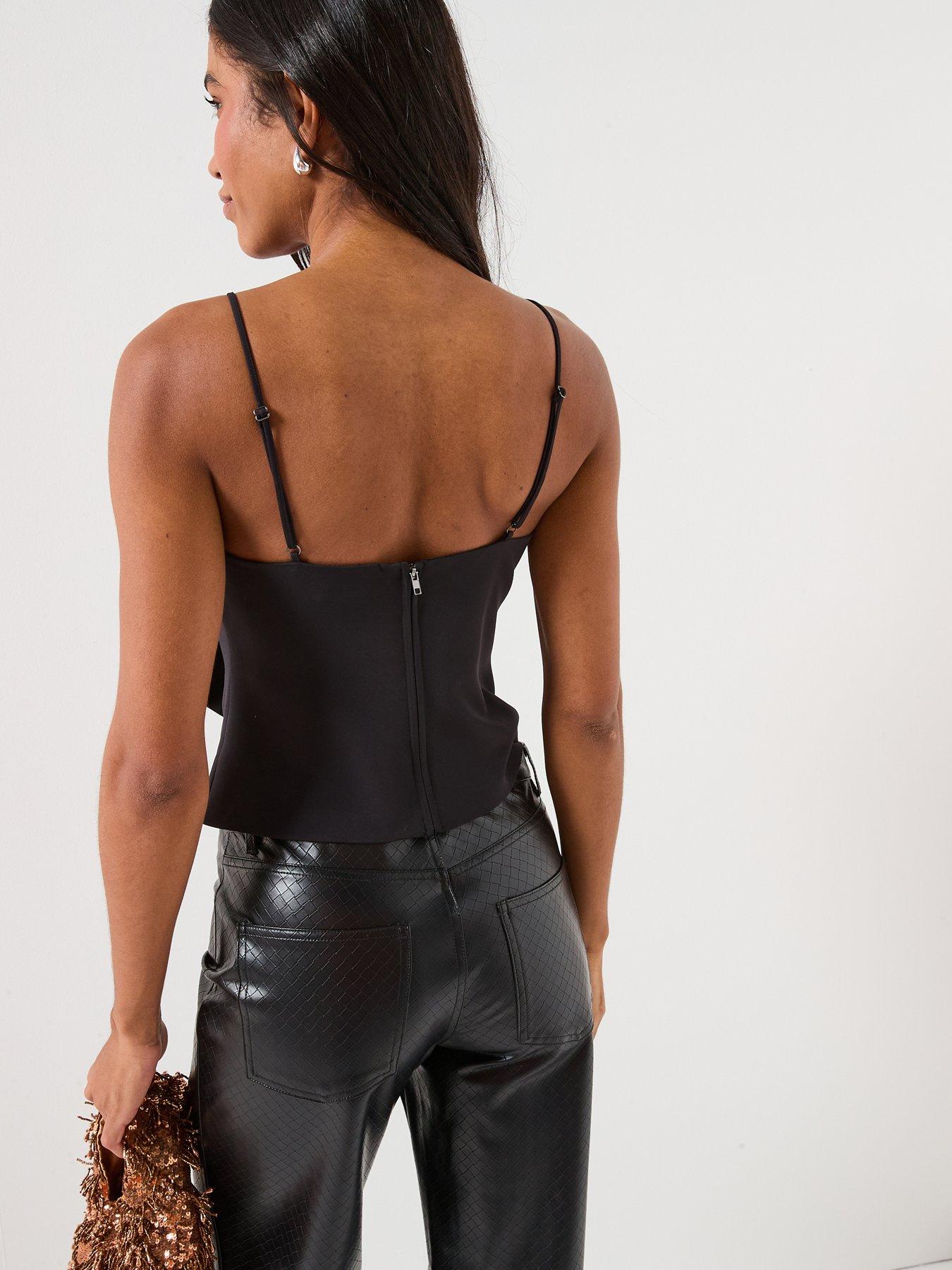 only-long-line-rhinestone-bow-strap-top-blackdetail