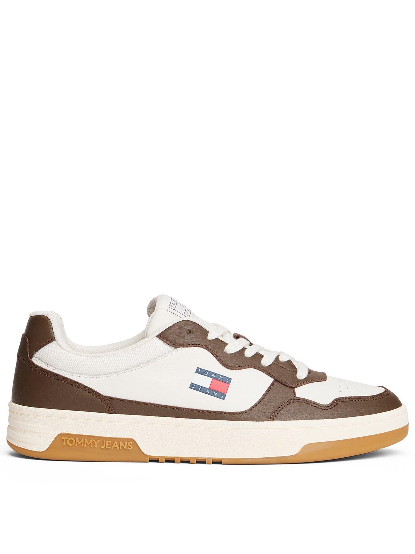 Tommy Jeans TJM Cupsole Leather Essential Trainers - White