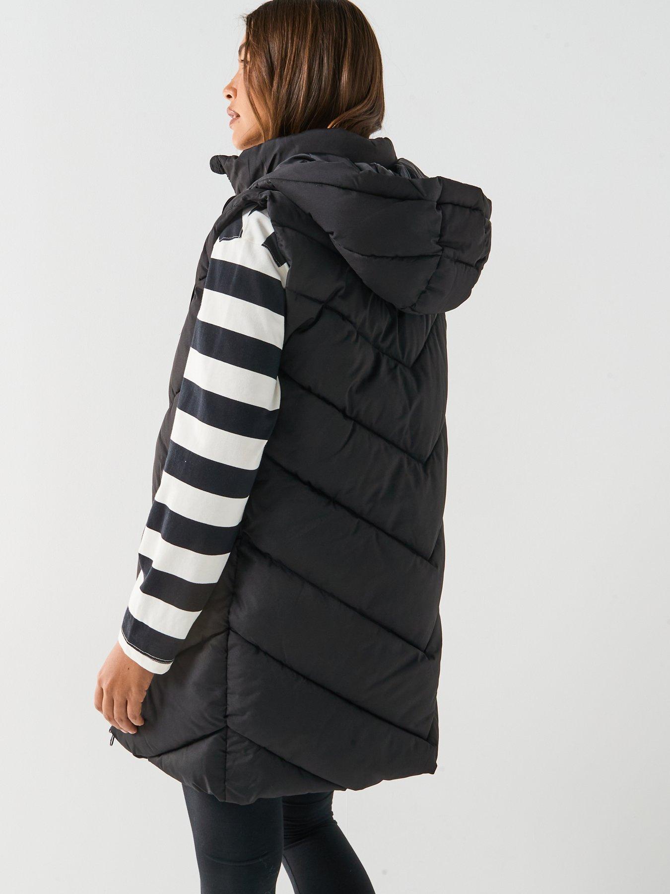 Image 2 of 5 of JDY Skylar Hooded Waistcoat &nbsp;- Black